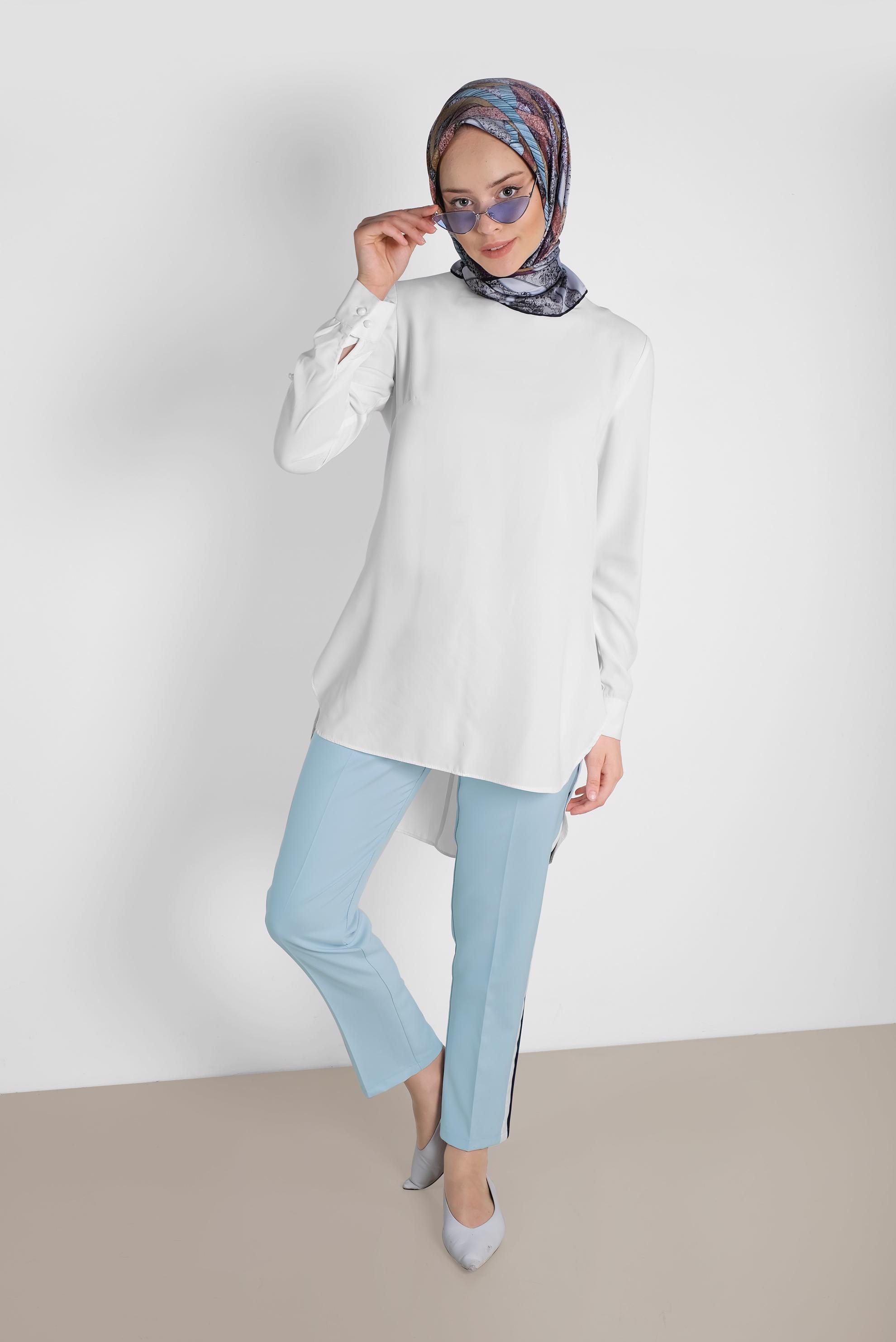 Hijab clothing BLUE 7364 ZADE PANTOLON 36/46 TEK38