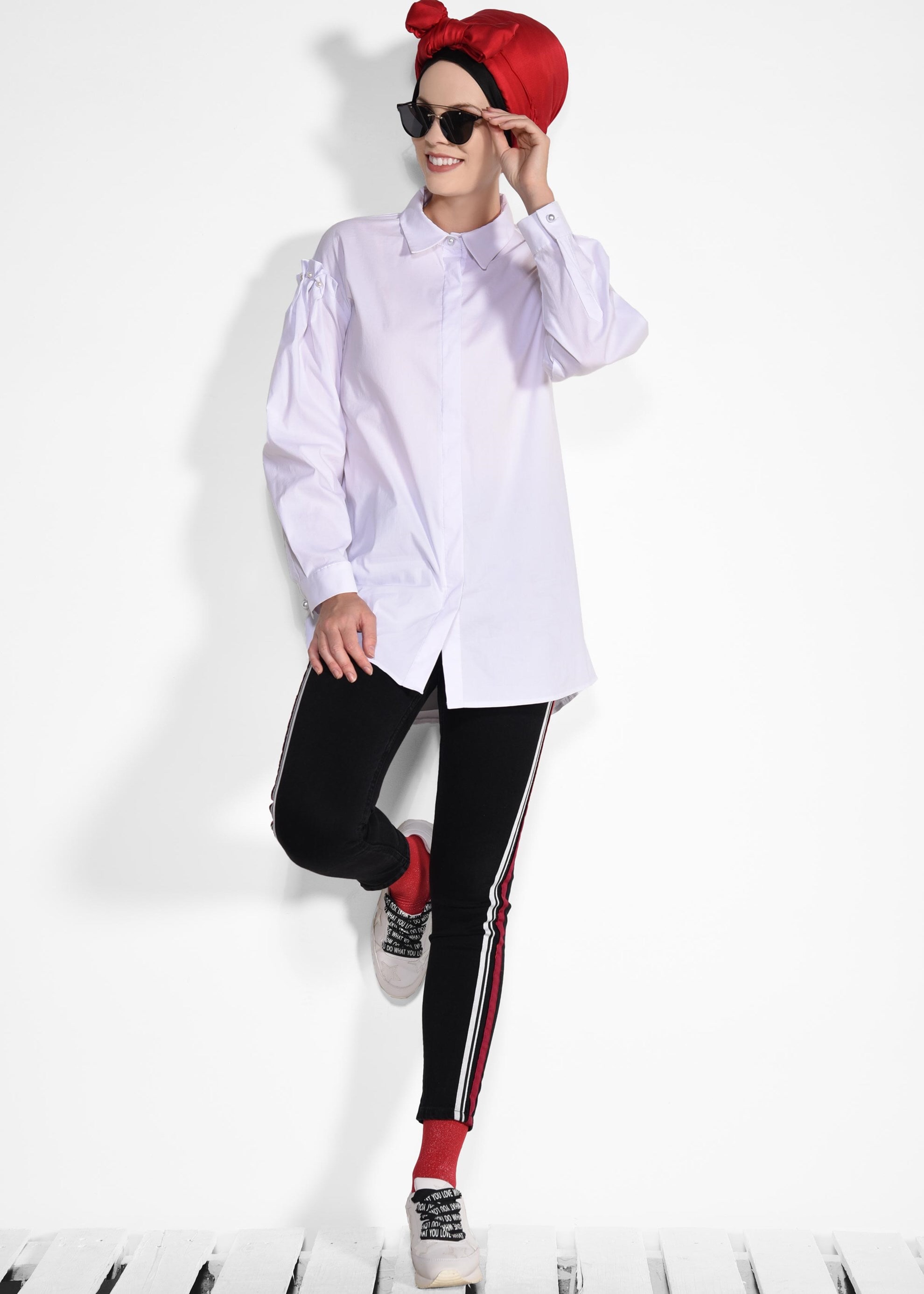 Vêtements hijab NOIR 7365 8851 Denim Pantolon 36/44