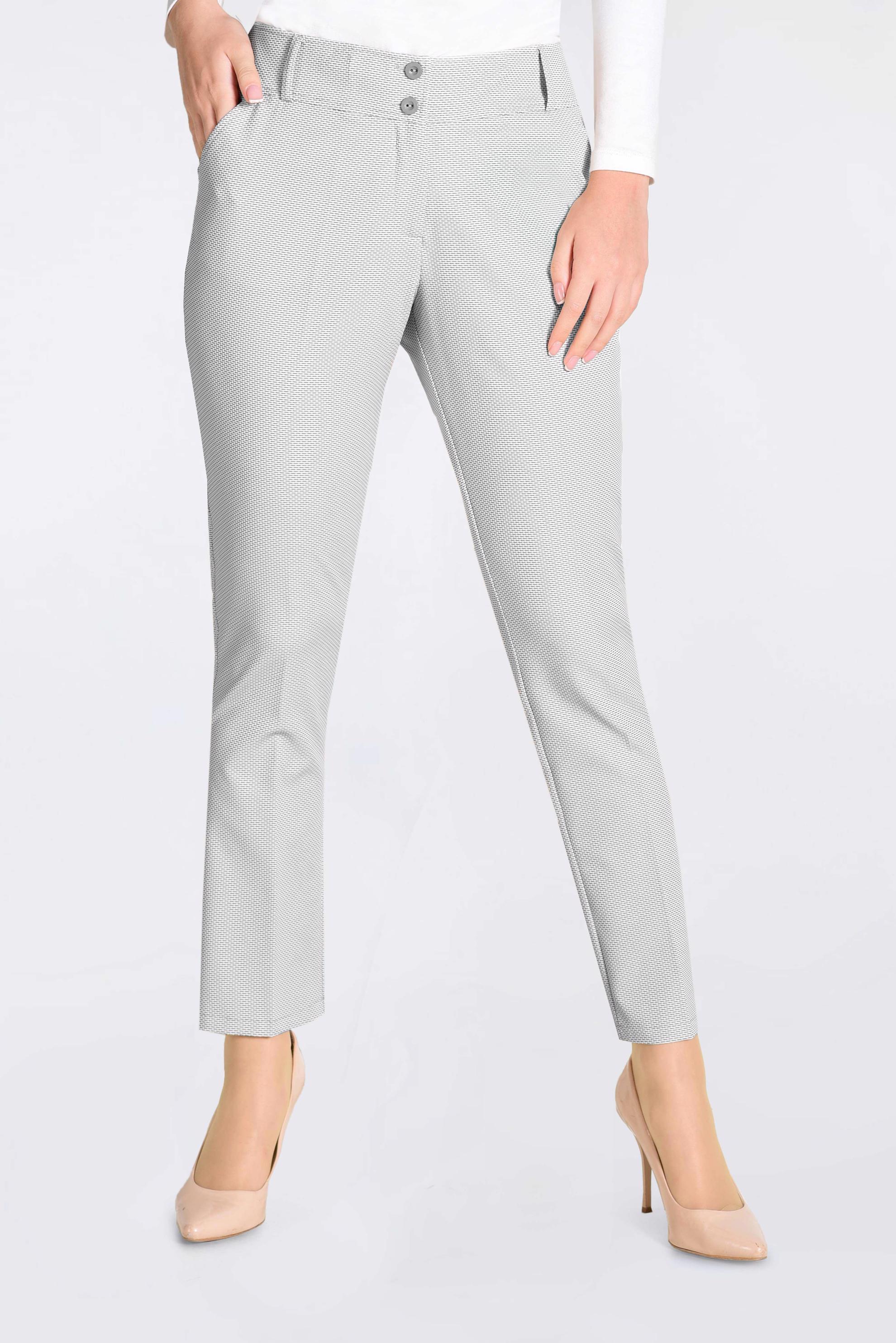 Tesettür giyim GRİ DESENLİ PANTOLON 7375