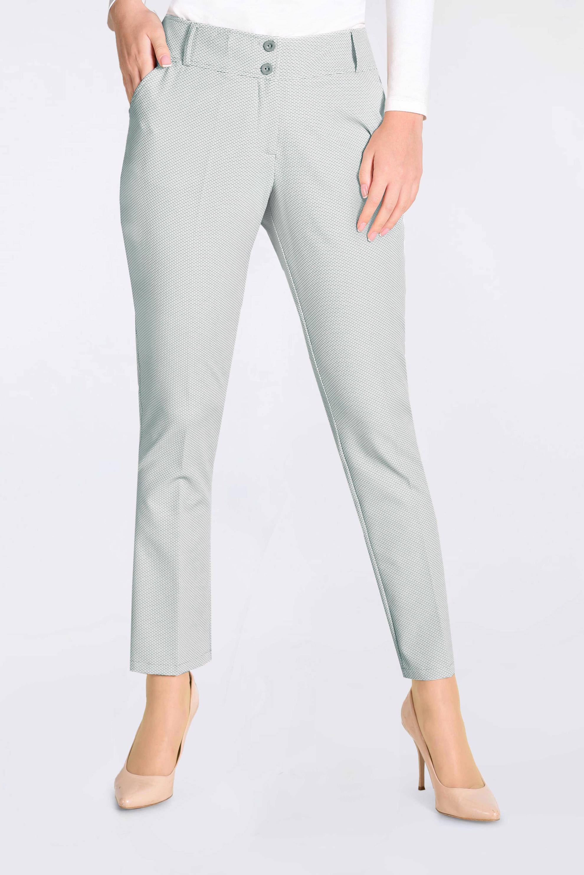 Tesettür giyim GRİ DESENLİ PANTOLON 7375