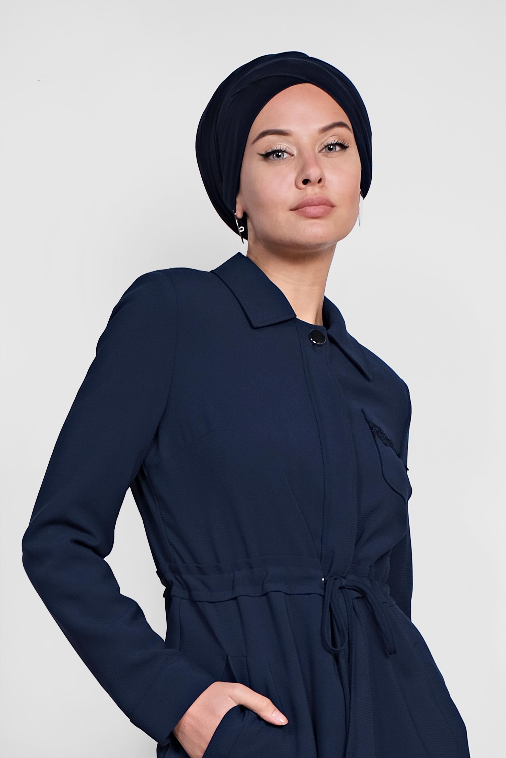 Hijab clothing NAVY BLUE 1194 GÖCEK 50071 PARDESÜ 38/44