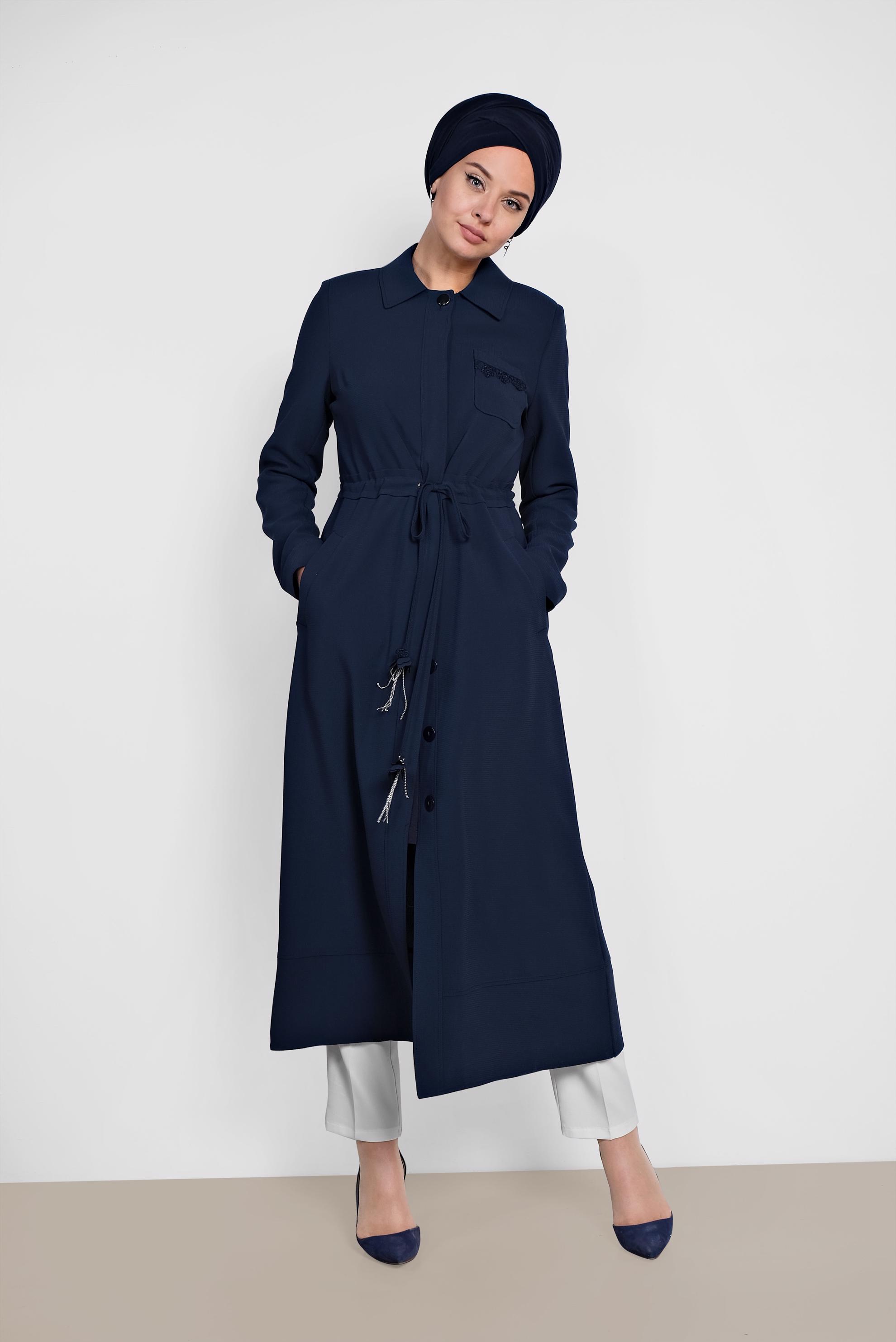 Hijab clothing NAVY BLUE 1194 GÖCEK 50071 PARDESÜ 38/44