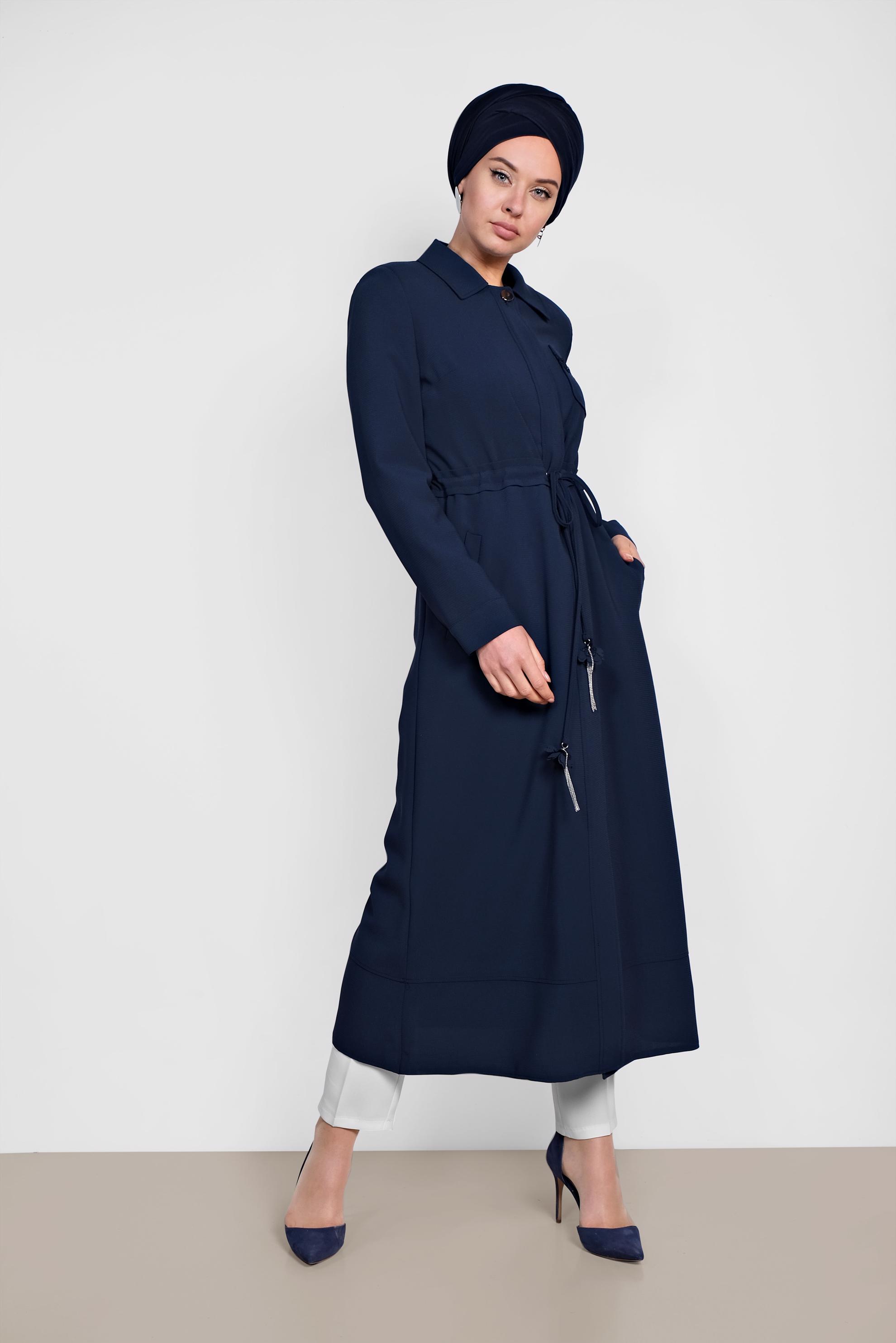 Hijab clothing NAVY BLUE 1194 GÖCEK 50071 PARDESÜ 38/44