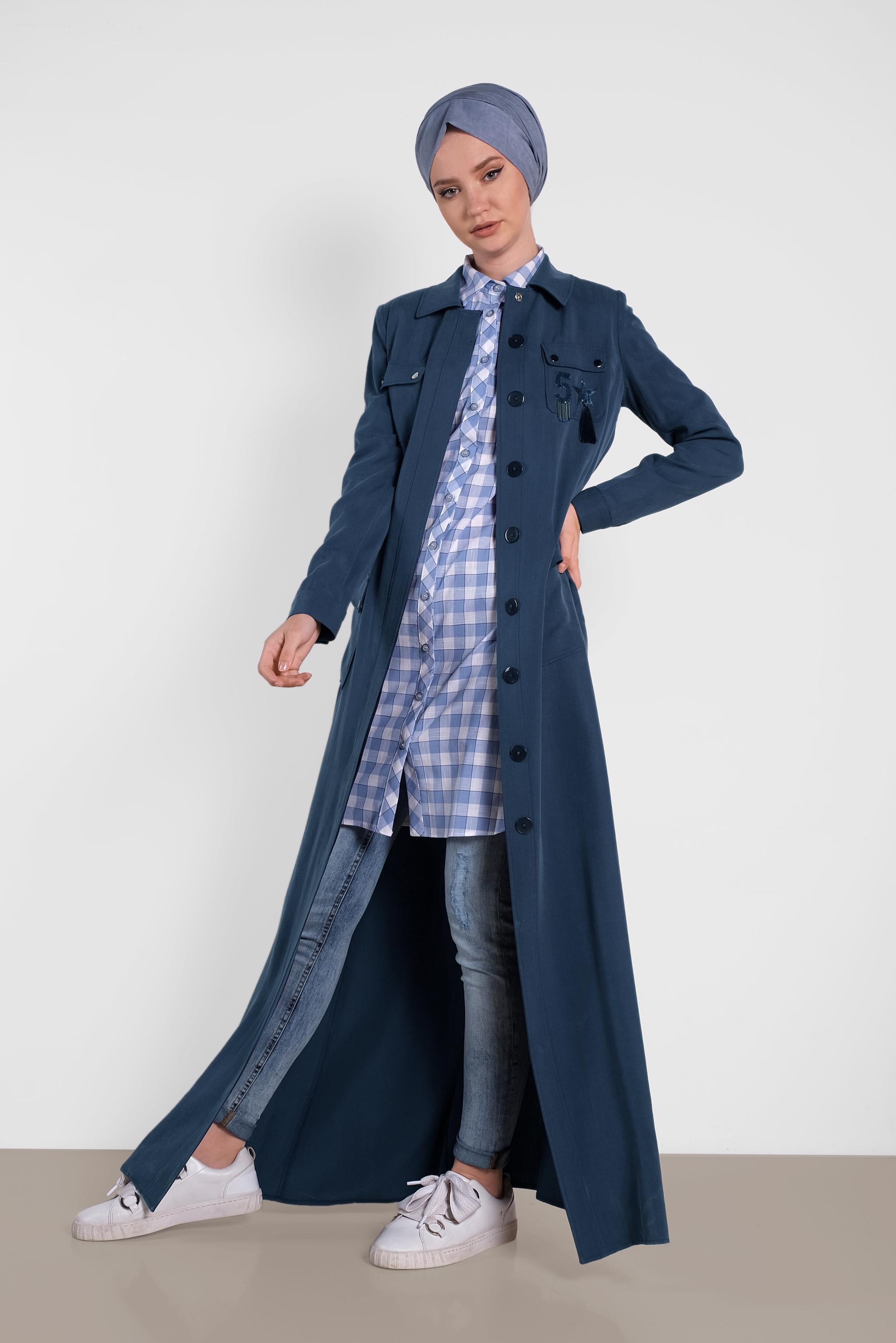 Hijab clothing NAVY BLUE 1199 VENÜS 8078 PARDESÜ 38/44 TEK40