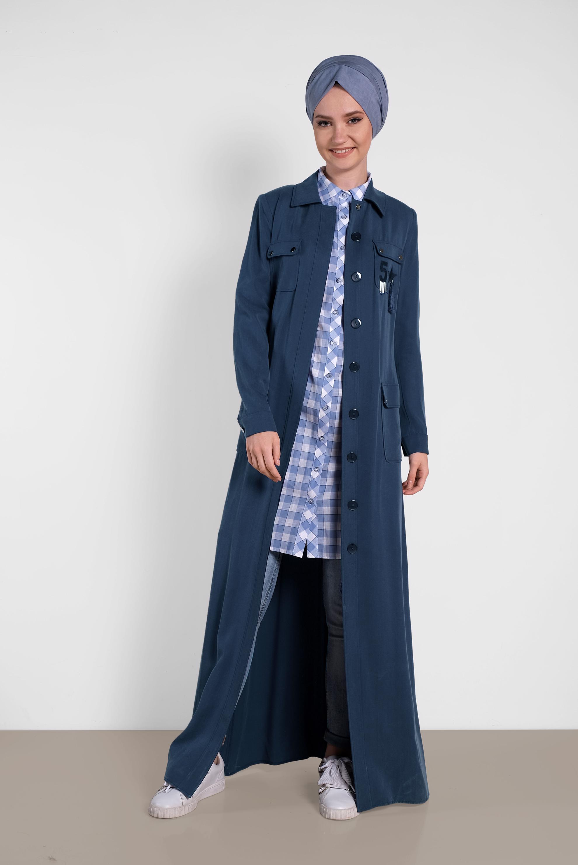 Hijab clothing NAVY BLUE 1199 VENÜS 8078 PARDESÜ 38/44 TEK40