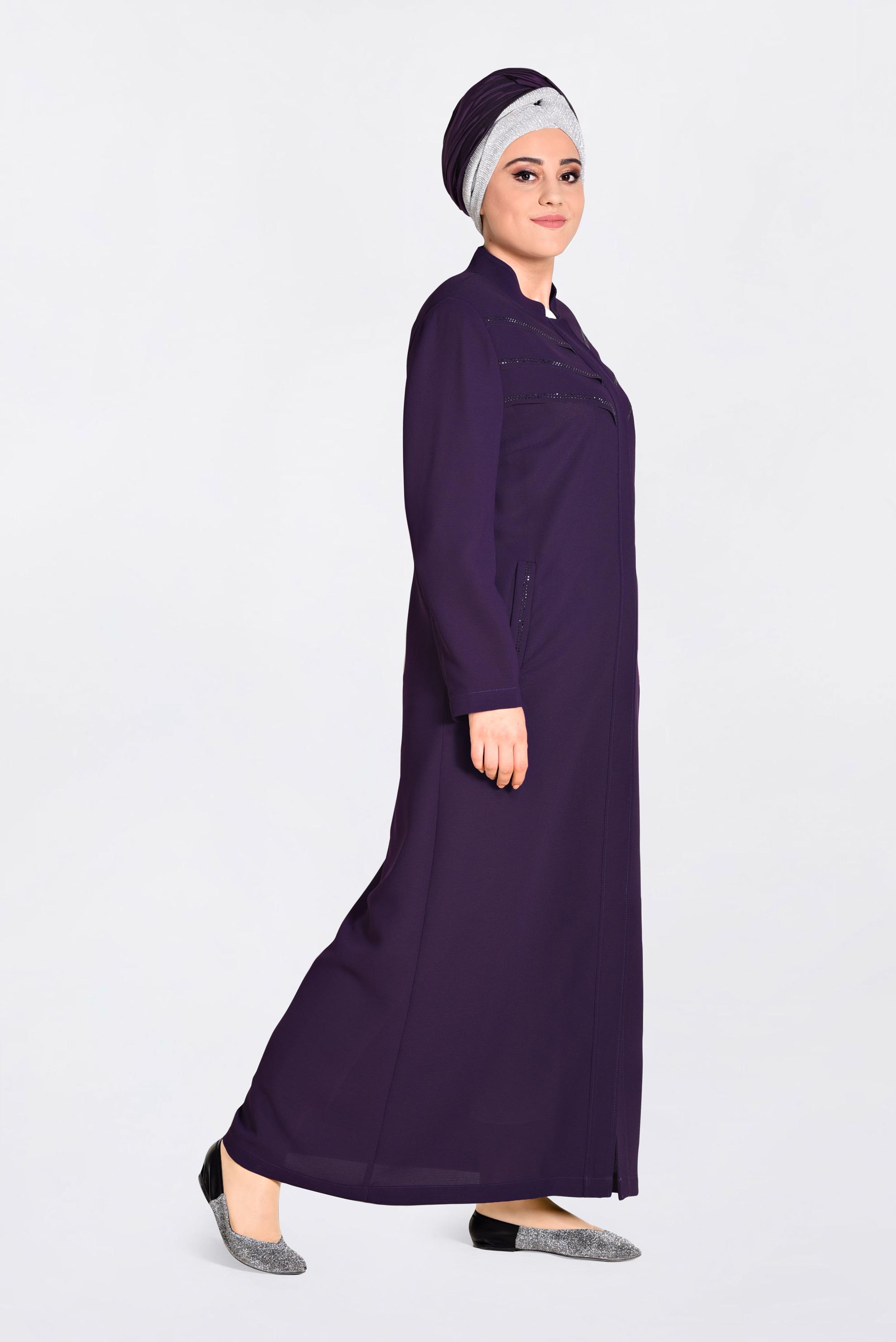 Hijab clothing PURPLE 1291 ENİGMA PARDESÜ 46/54 TEK44