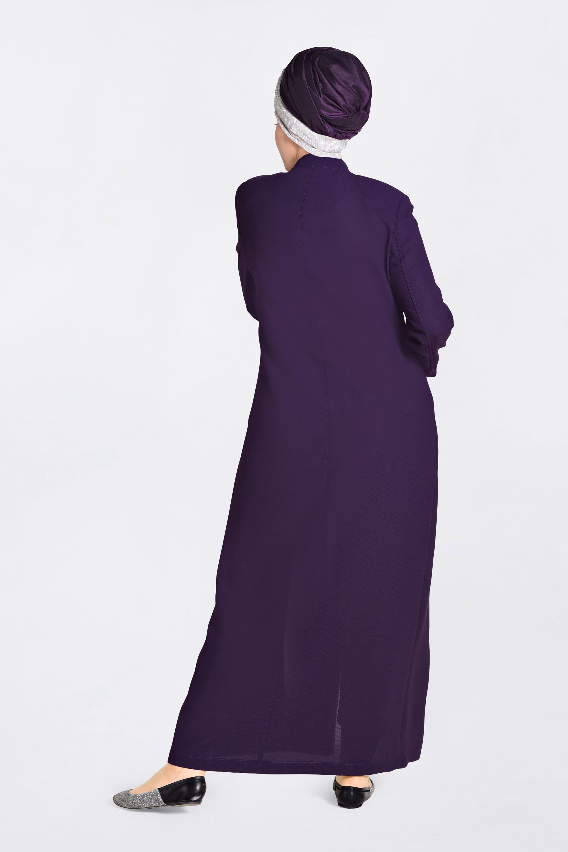 Hijab clothing PURPLE 1291 ENİGMA PARDESÜ 46/54 TEK44