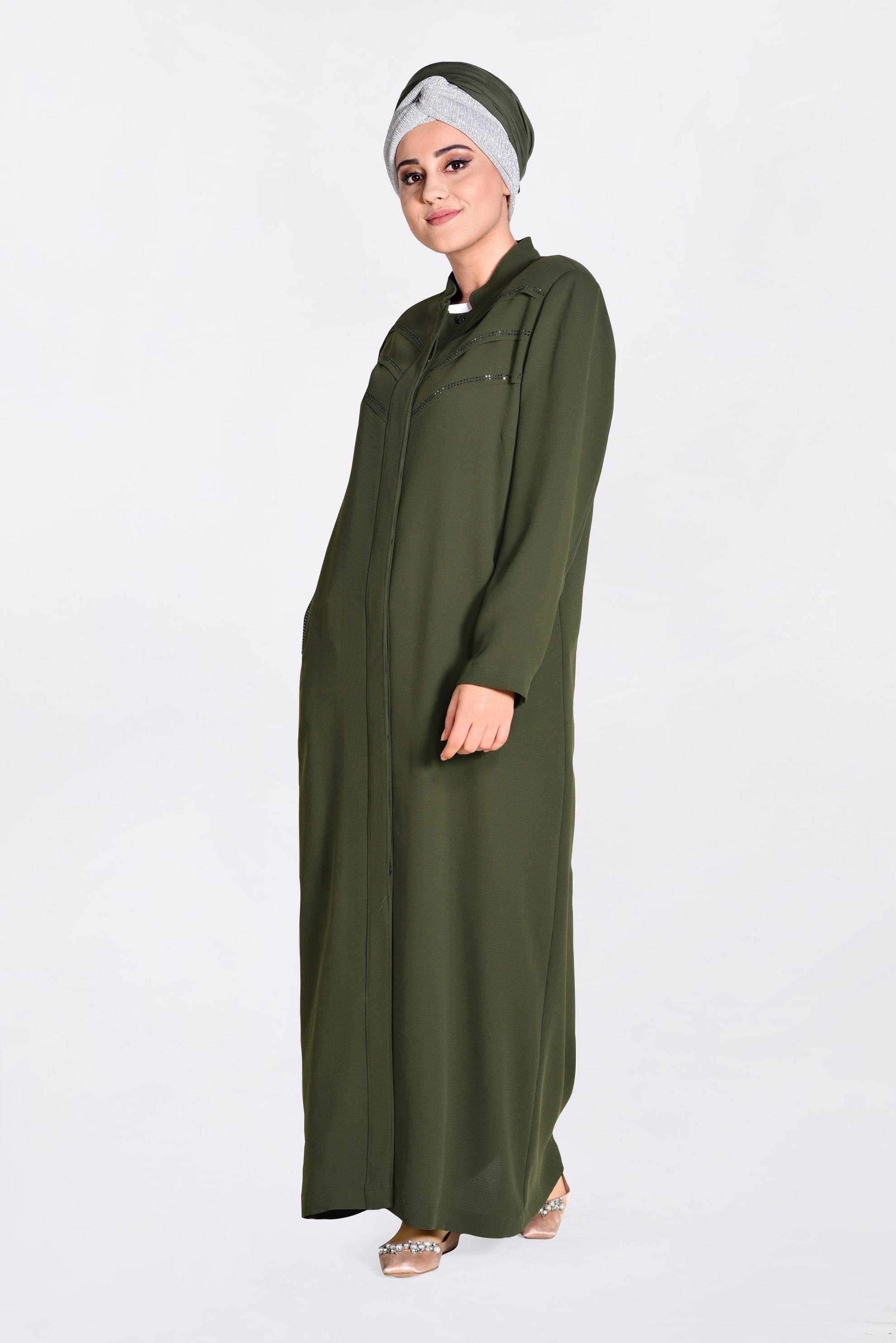 Hijab clothing KHAKI 1291 ENİGMA PARDESÜ 46/54 TEK44