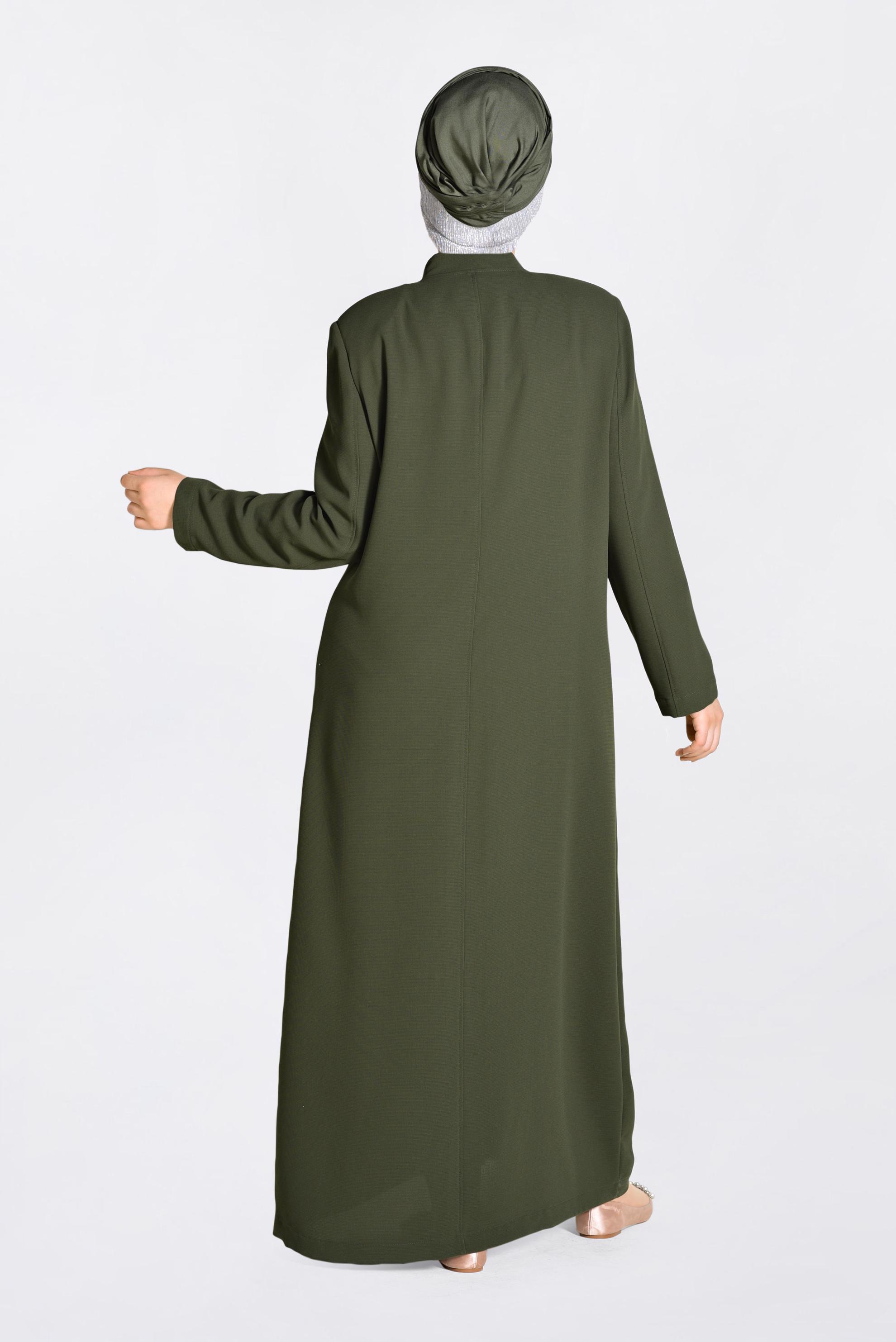 Hijab clothing KHAKI 1291 ENİGMA PARDESÜ 46/54 TEK44