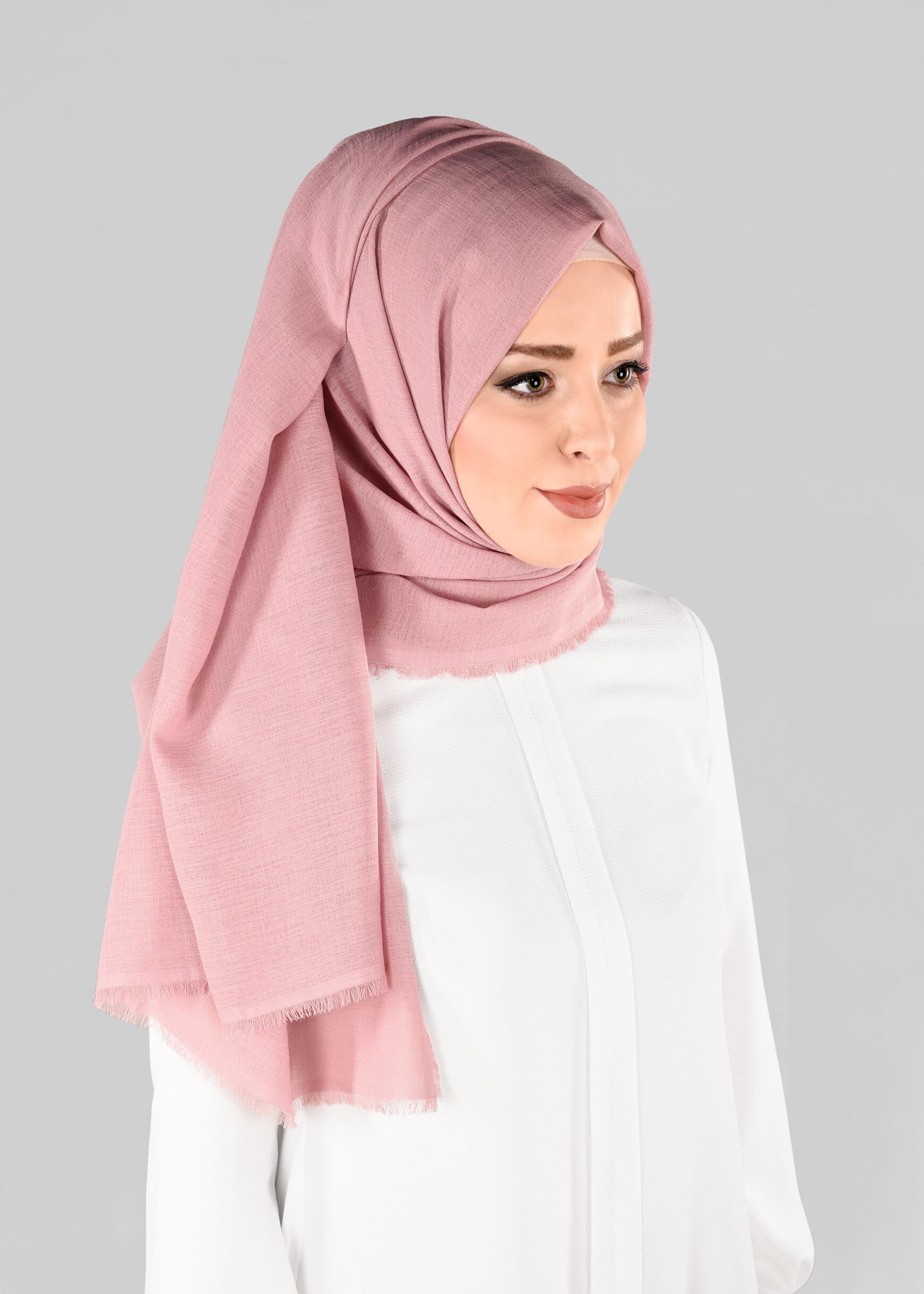 Tesettür giyim MOR 9900 ALVİNA HİNT İPEKSİ ŞAL