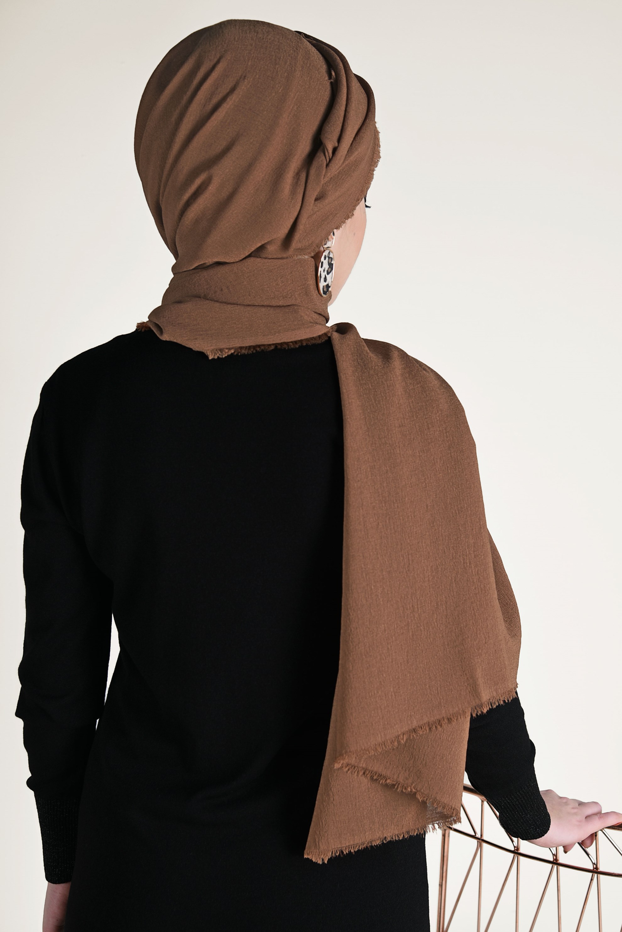 Tesettür giyim TABA 9900 ALVİNA HİNT İPEKSİ ŞAL