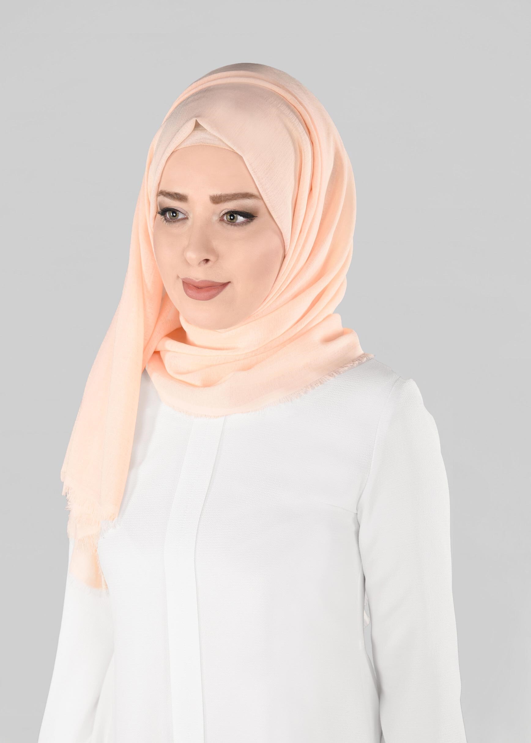 Tesettür giyim PEMBE 9900 ALVİNA HİNT İPEKSİ ŞAL