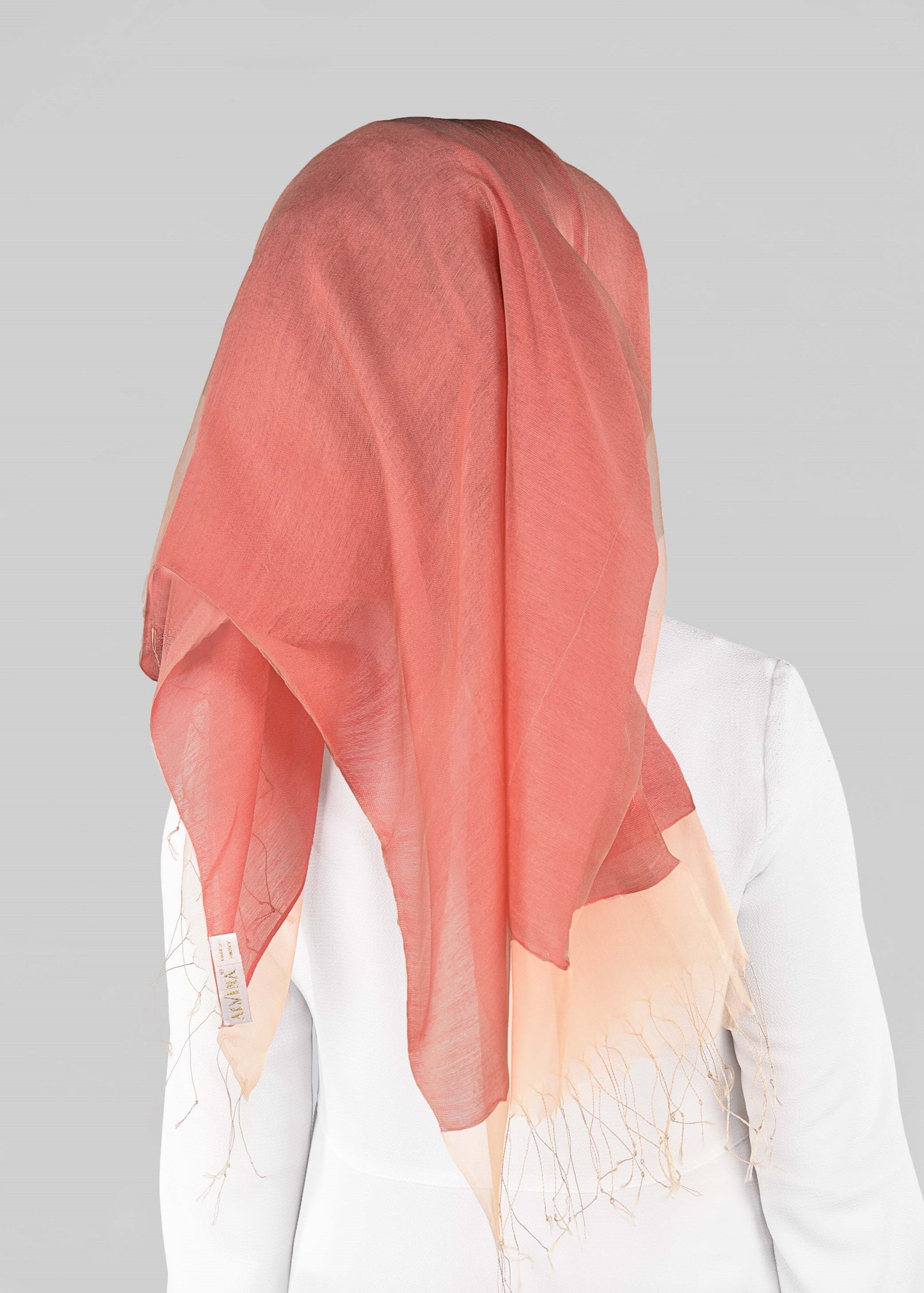 Tesettür giyim MERCAN 9902 ALVİNA TÜLLÜ ŞAL