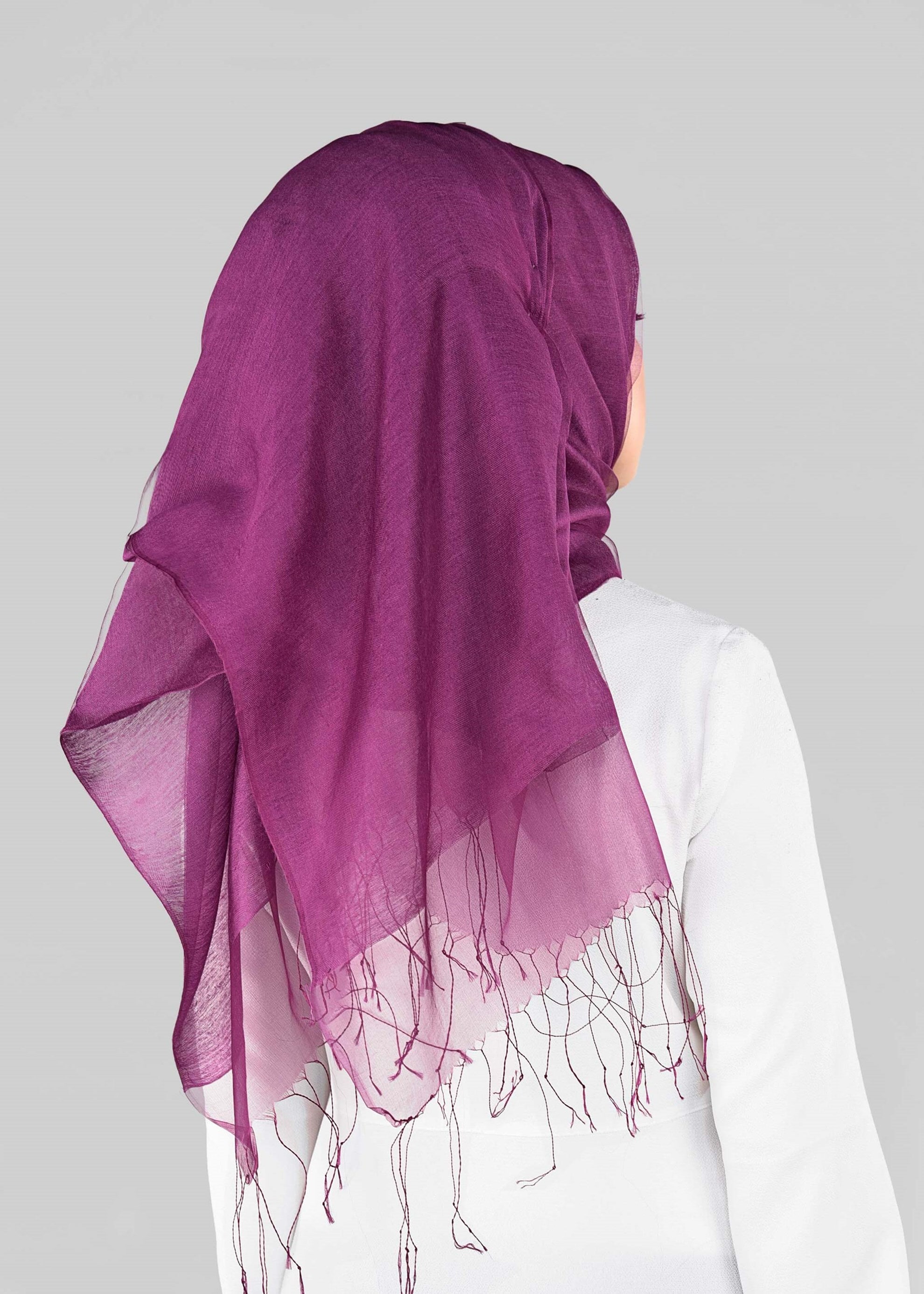 Tesettür giyim MOR 9902 ALVİNA TÜLLÜ ŞAL