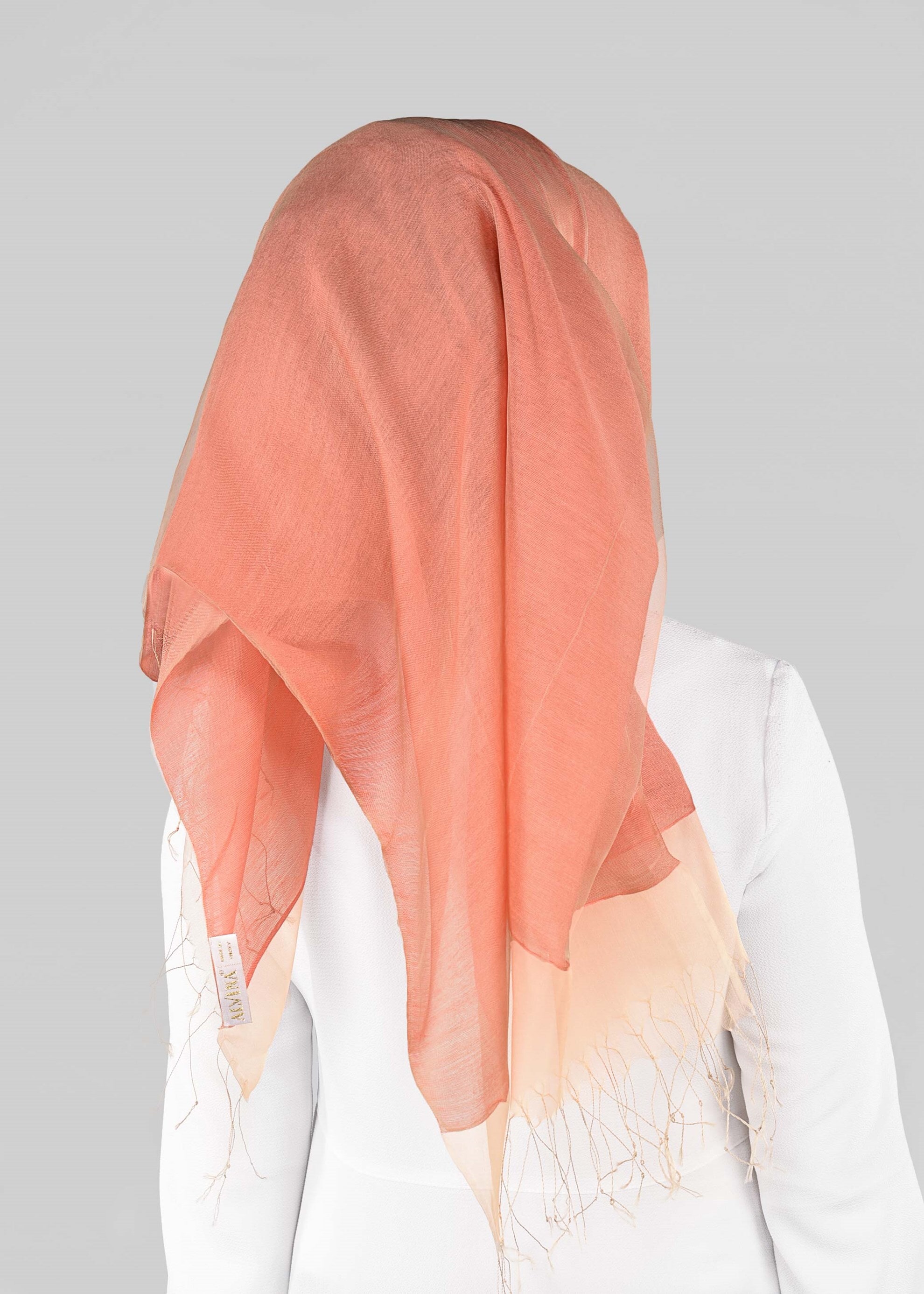 Tesettür giyim PUDRA 9902 ALVİNA TÜLLÜ ŞAL