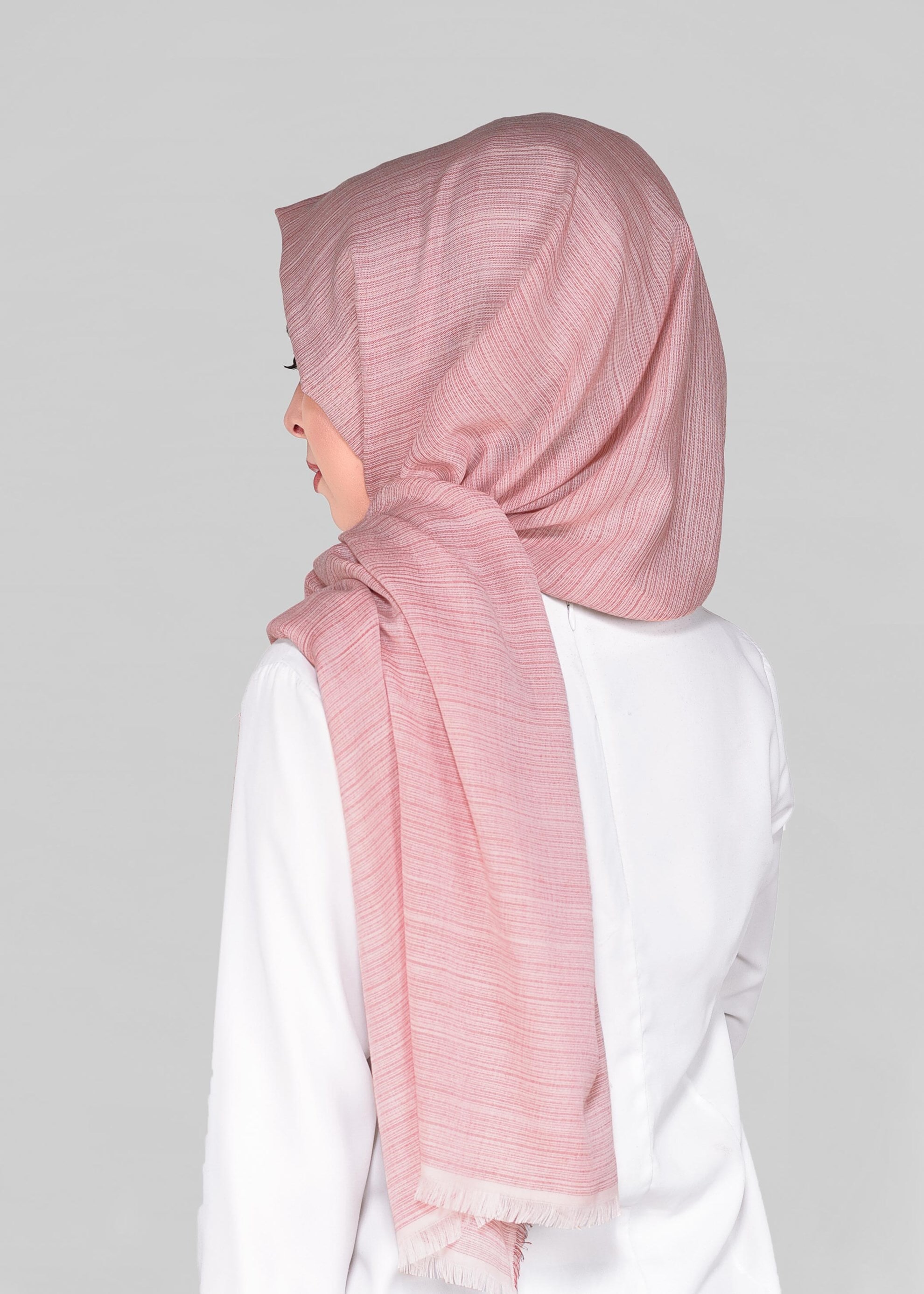 Tesettür giyim TURUNCU ALVİNA ŞAL 9918