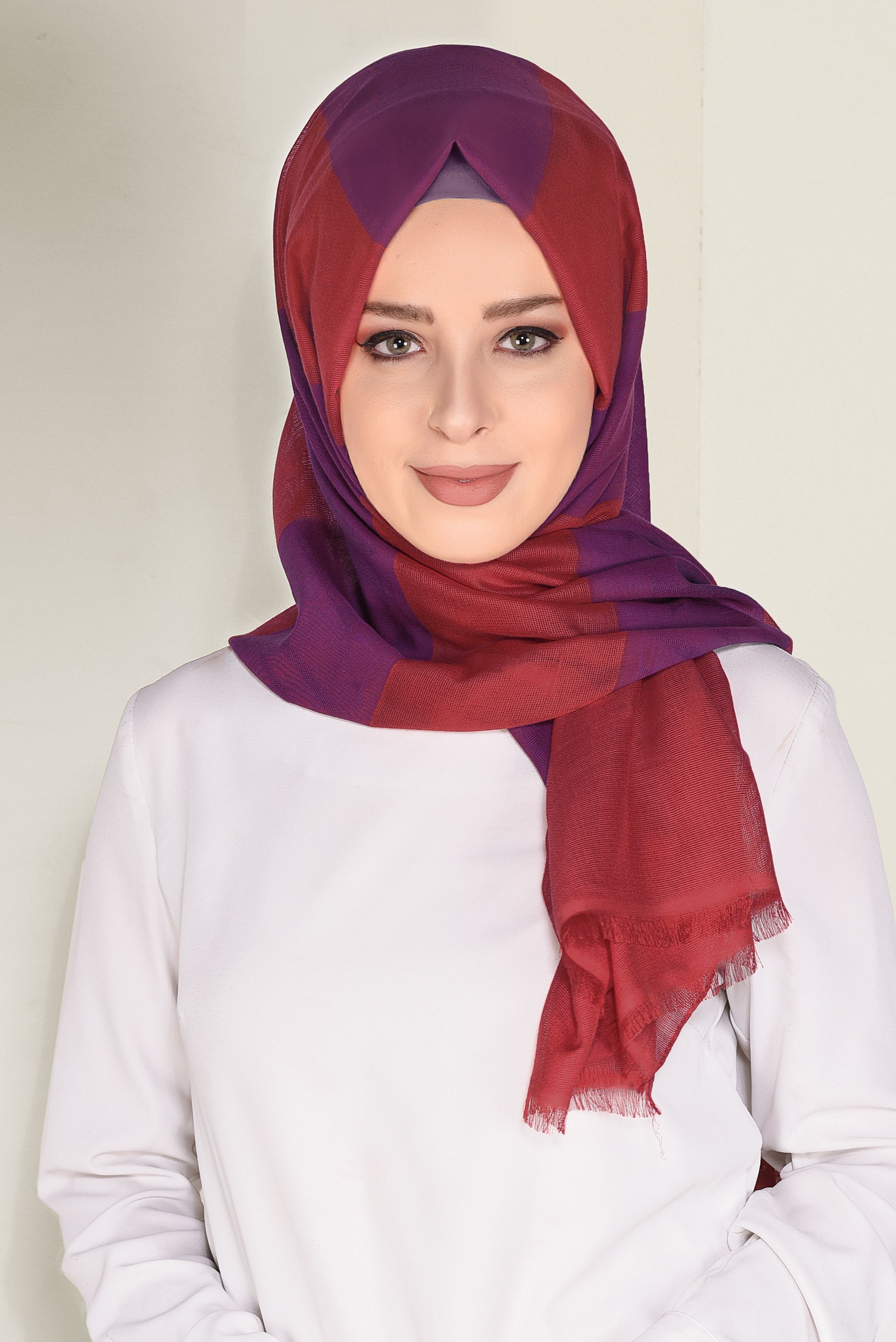 Tesettür giyim NARÇİÇEĞİ 9919 ALVİNA  ŞAL