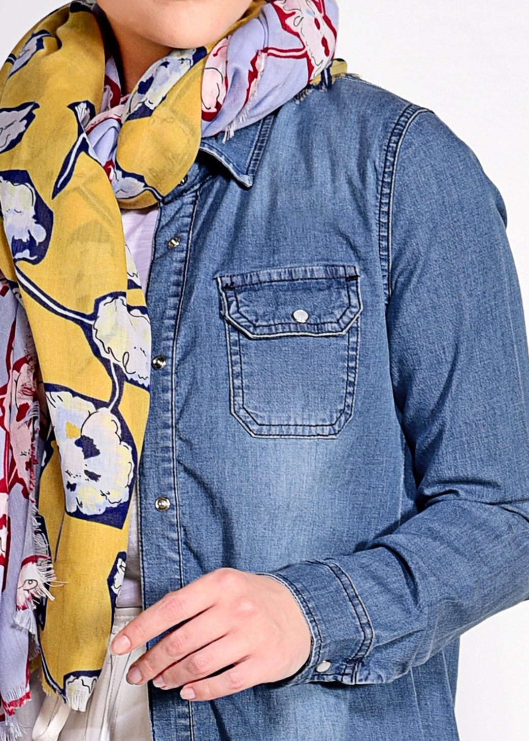 Vêtements hijab BLEU Tunique 4951 