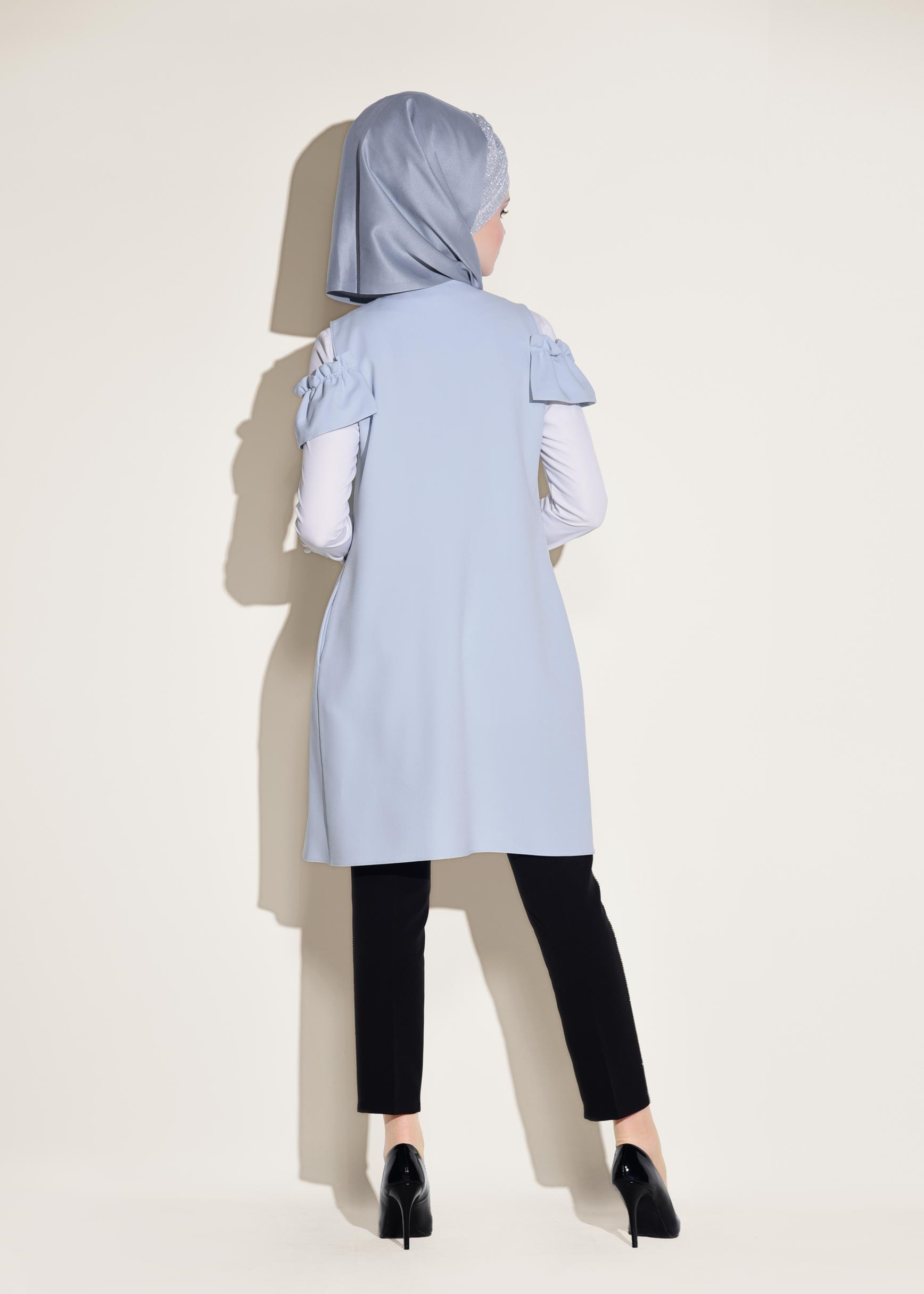 Hijab clothing BLUE 4031 43865 YELEK 36/42