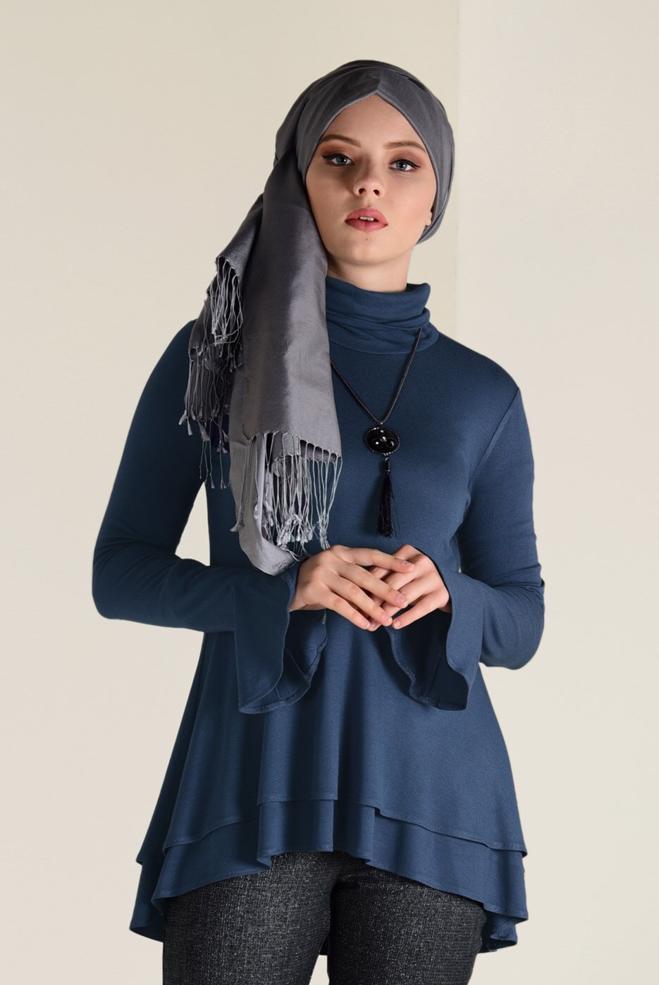 Tesettür giyim  Hareketli Detaylar - ALVİNA