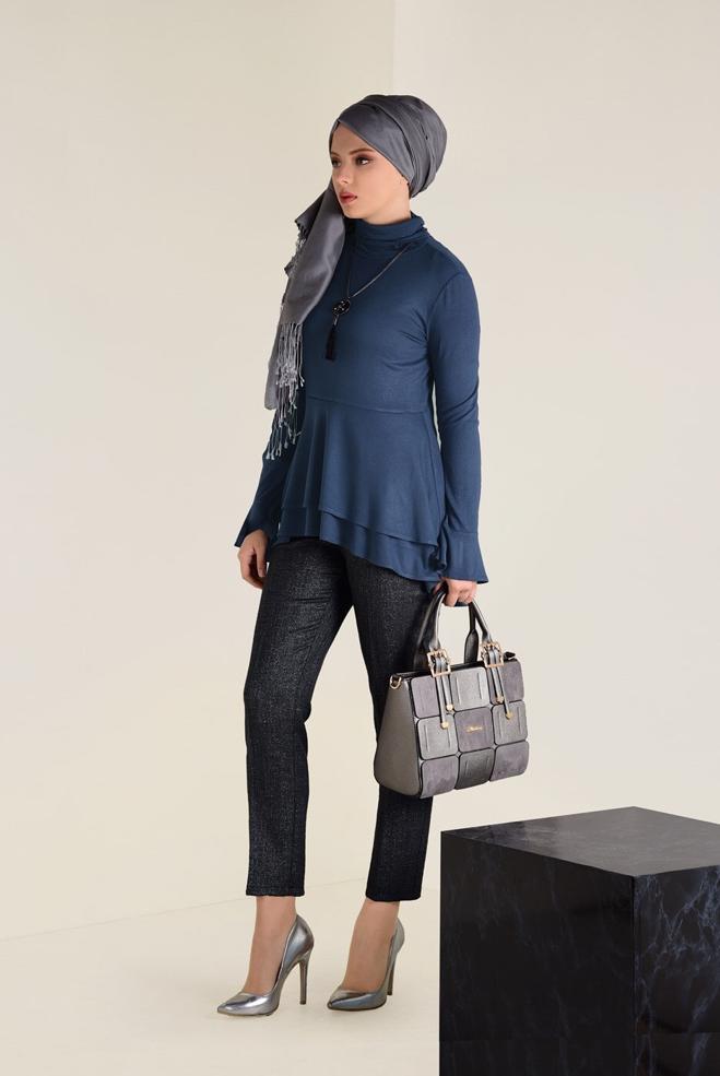 Tesettür giyim  Hareketli Detaylar - ALVİNA