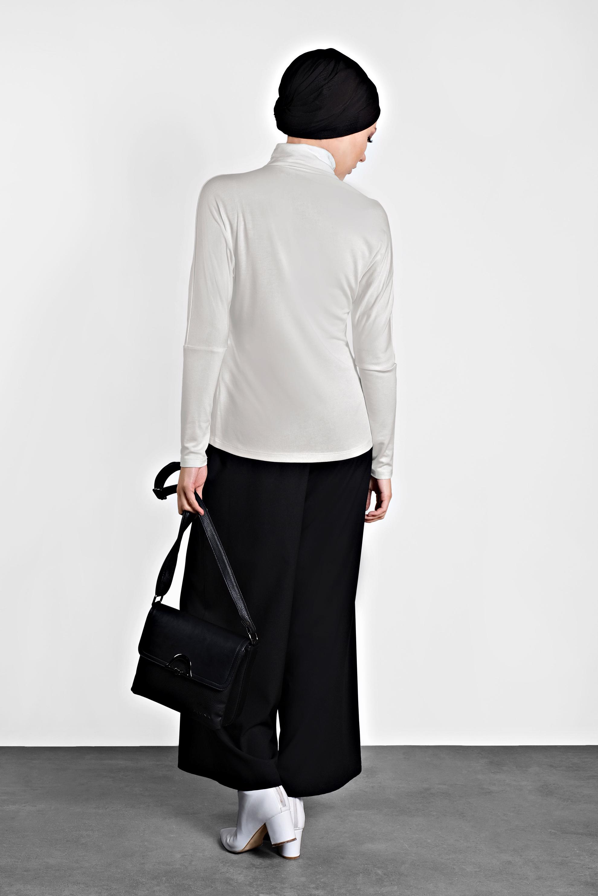 Hijab clothing WHITE TURTLENECK BODYSUIT 4675 