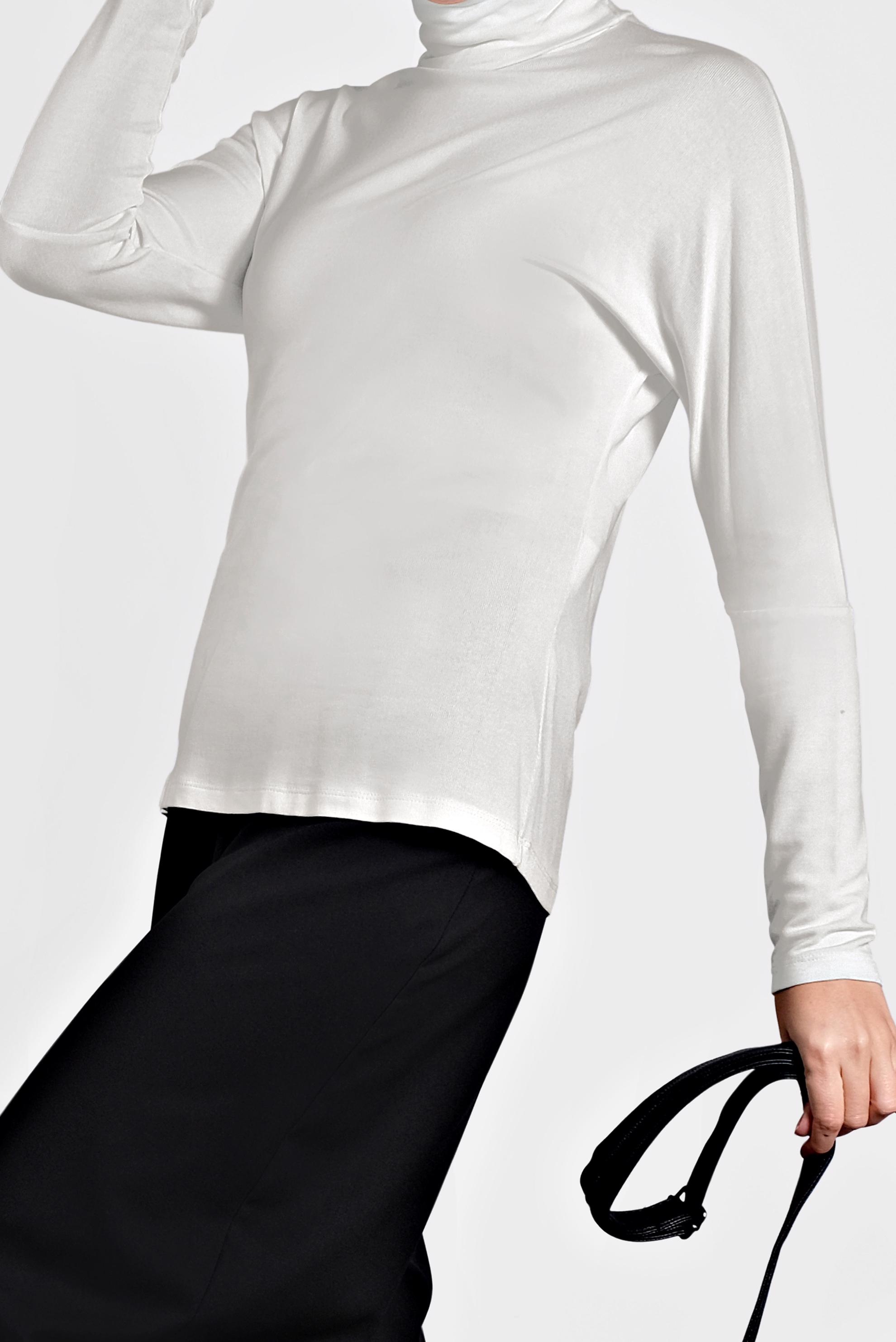 Hijab clothing WHITE TURTLENECK BODYSUIT 4675 