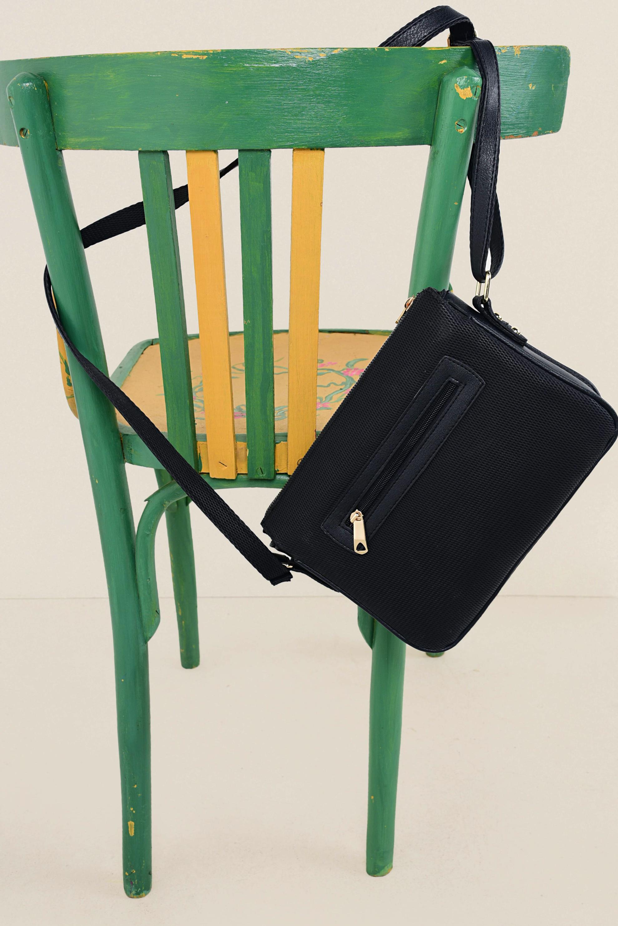 Tesettür giyim SİYAH 814 ALVİNA ÇANTA