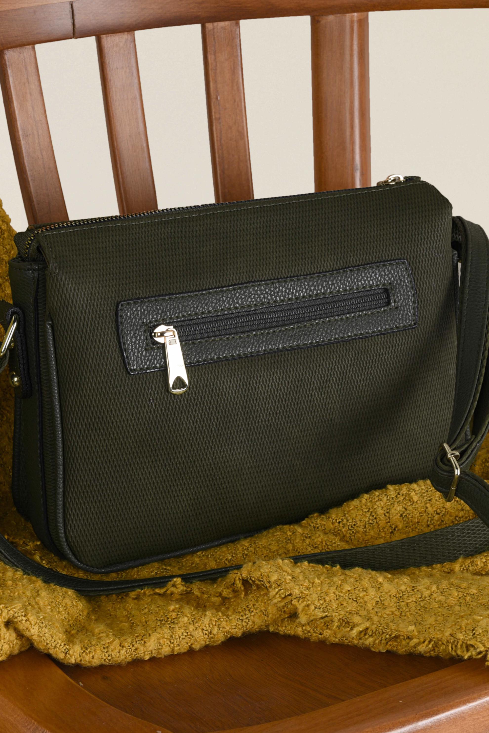 Tesettür giyim HAKİ 814 ALVİNA ÇANTA