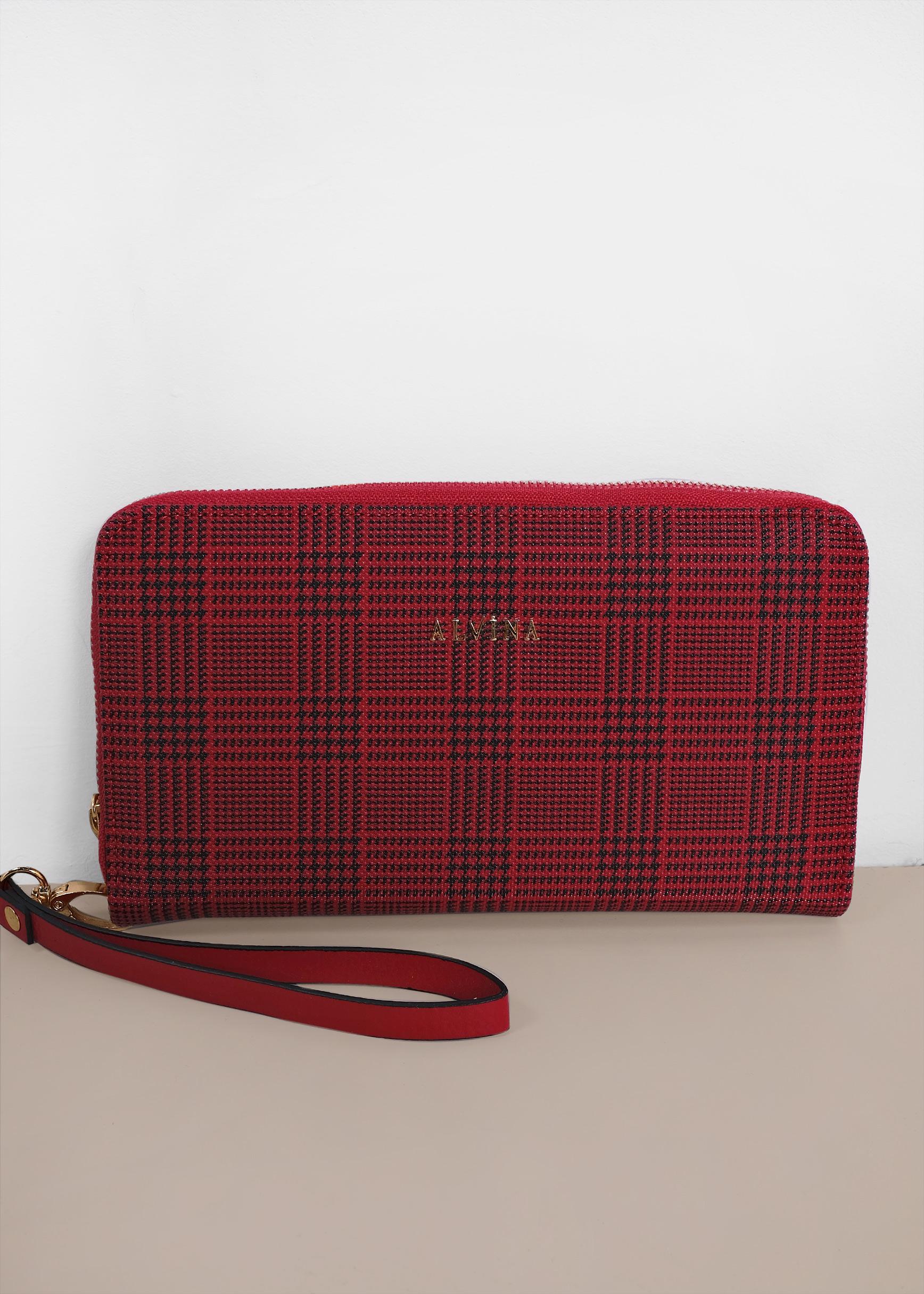 Hijab clothing RED 3641 ALVİNA CÜZDAN