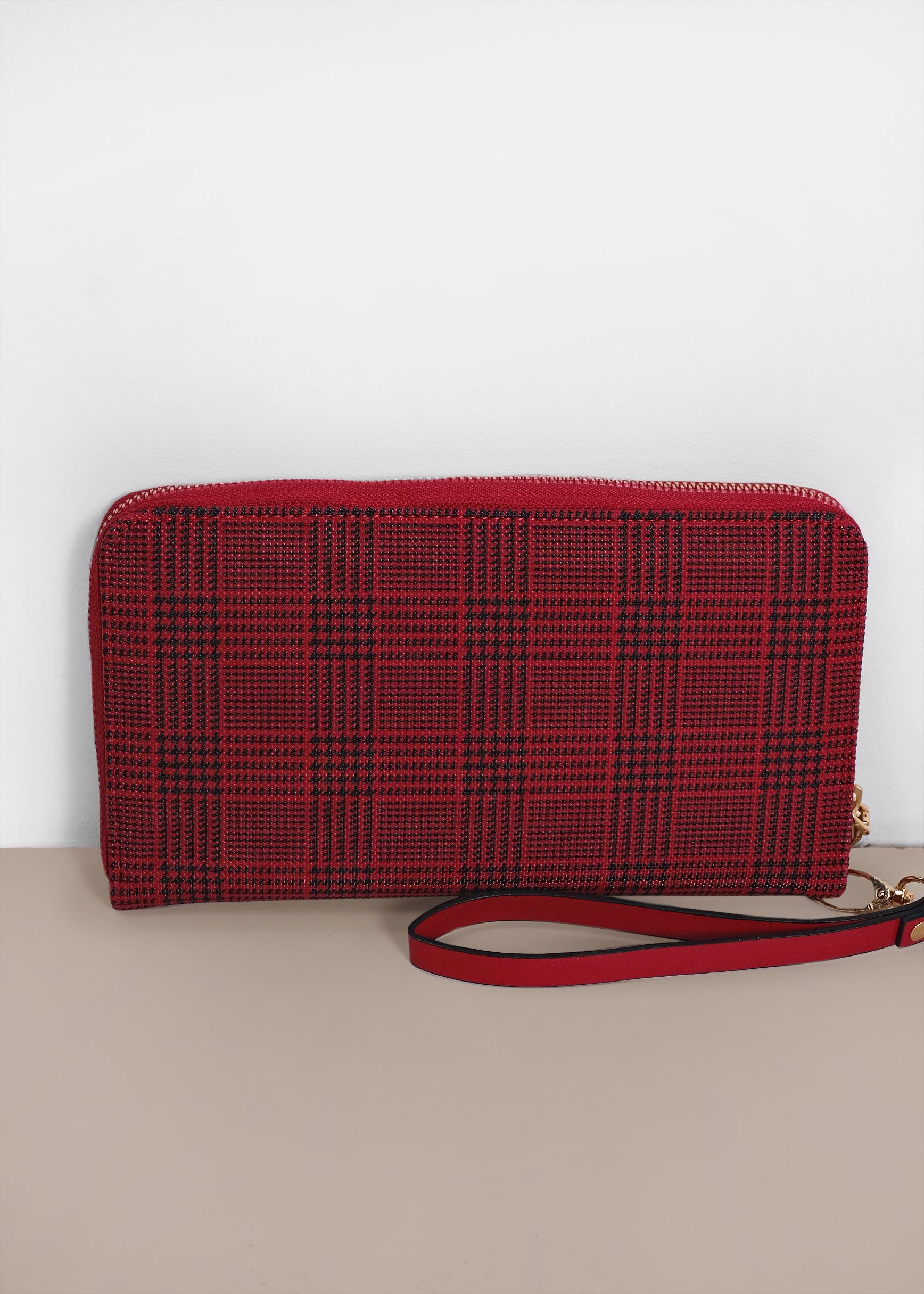 Hijab clothing RED 3641 ALVİNA CÜZDAN