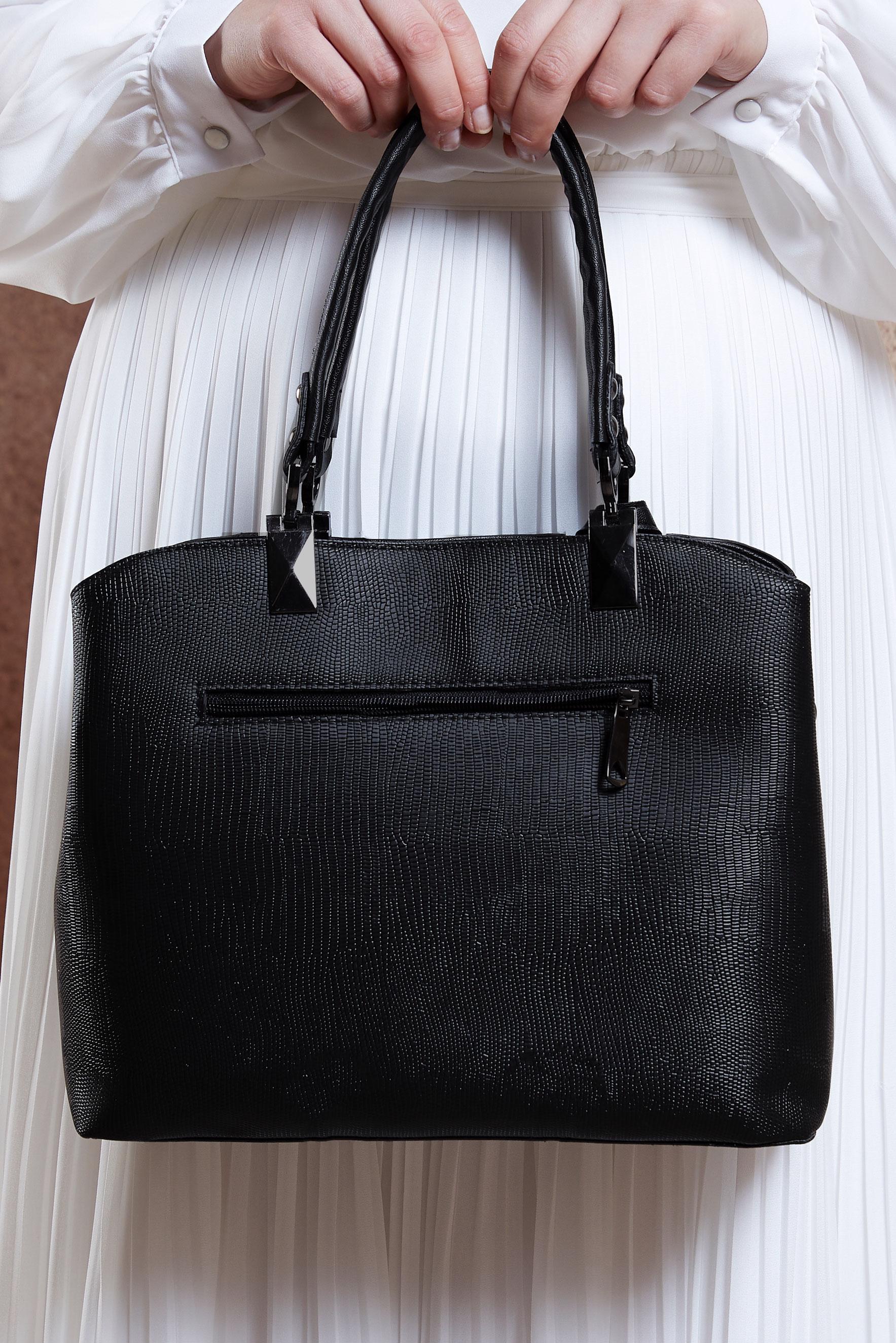 Tesettür giyim SİYAH ALVİNA ÇANTA 4010