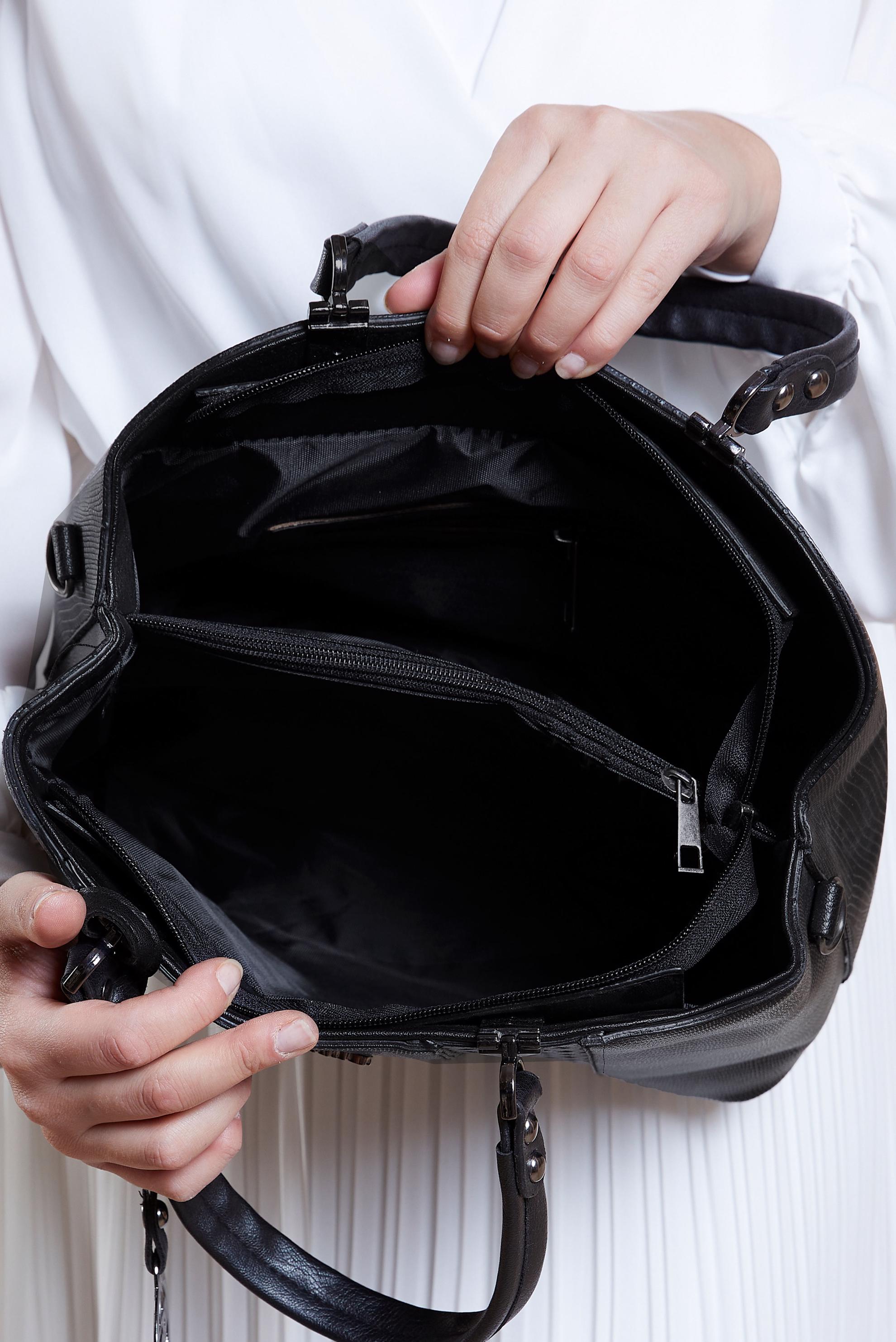 Tesettür giyim SİYAH ALVİNA ÇANTA 4010