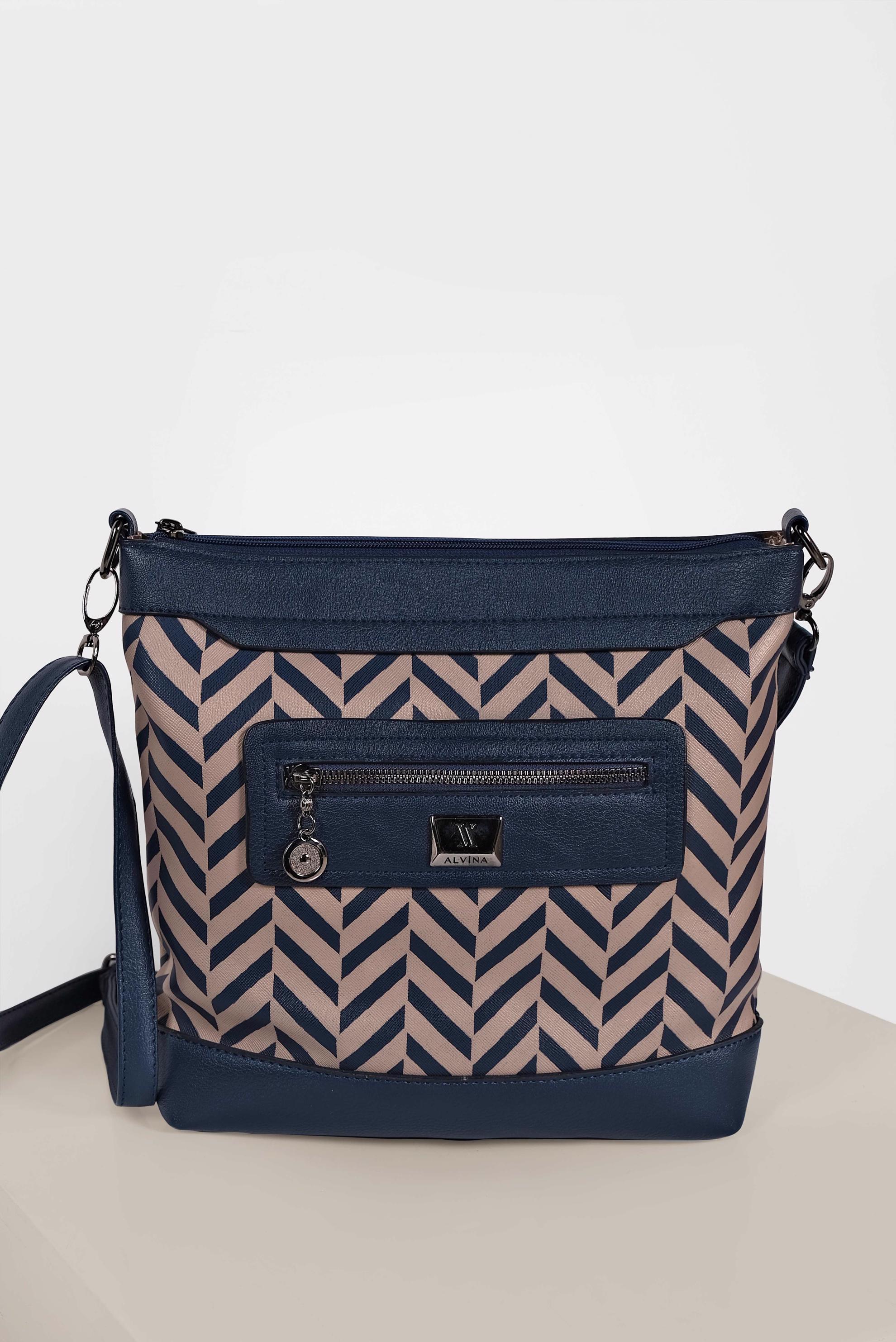 Tesettür giyim LACİVERT 6016 ALVİNA ÇANTA