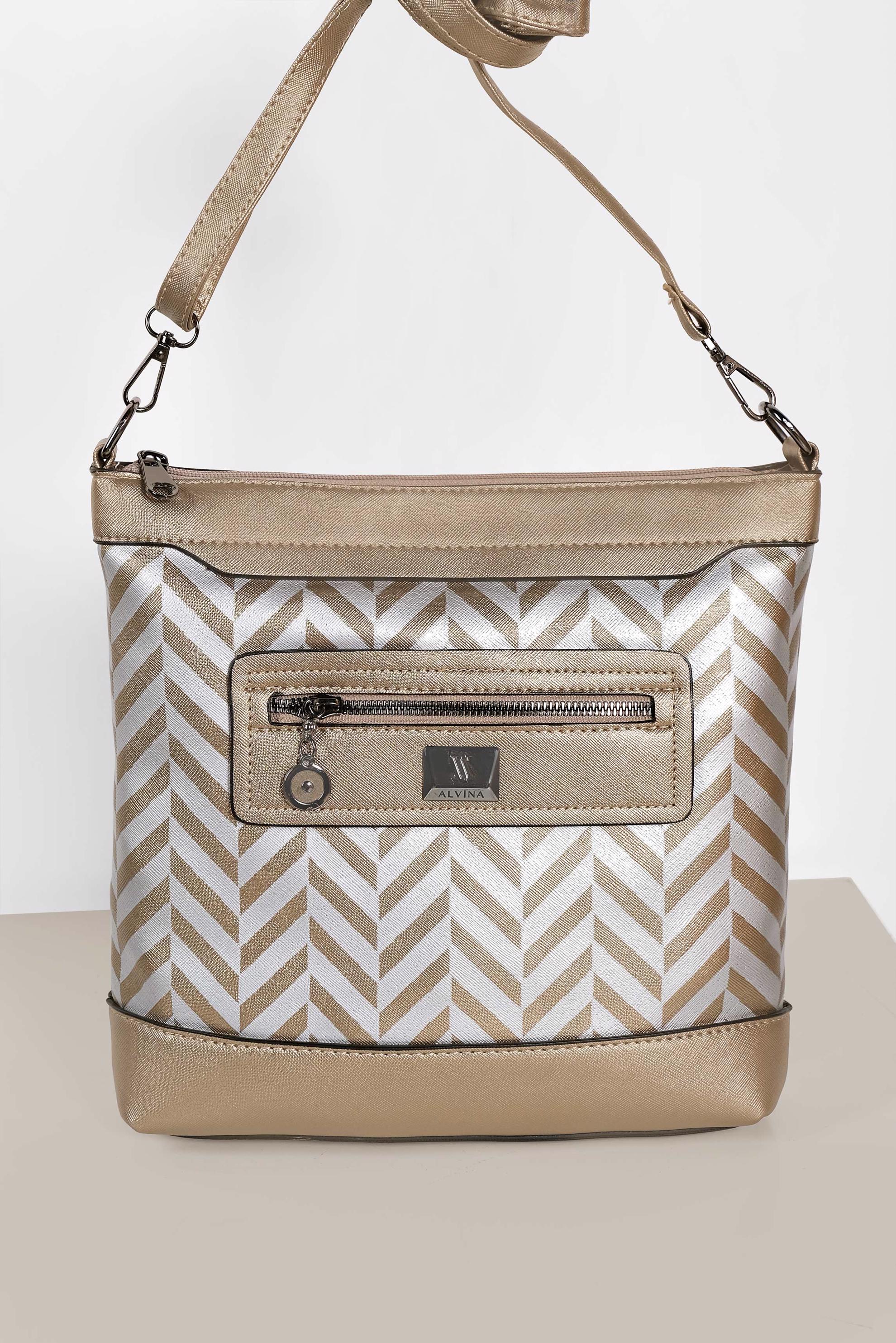 Tesettür giyim ALTIN 6016 ALVİNA ÇANTA