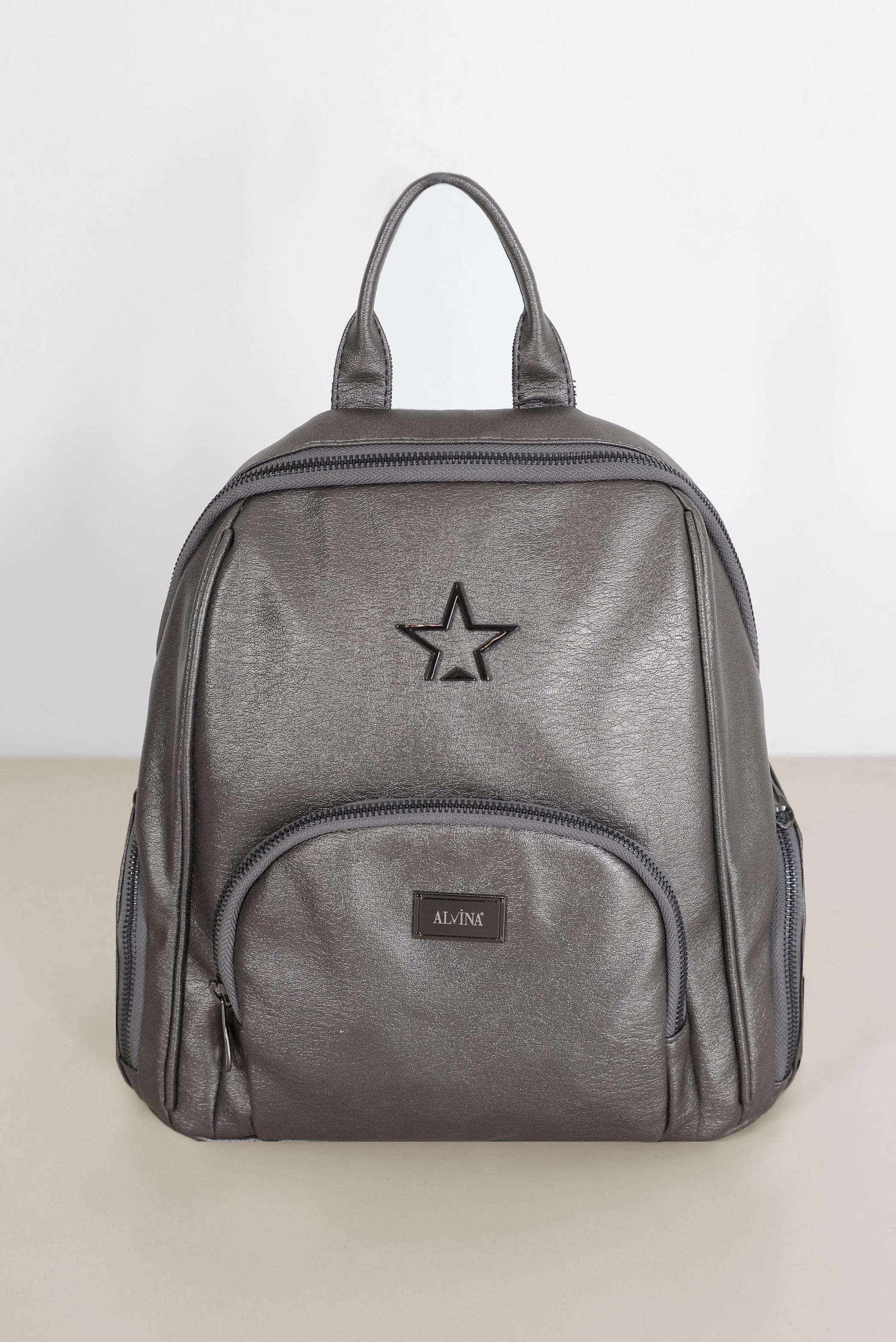 Tesettür giyim BEJ 6030 ALVİNA ÇANTA