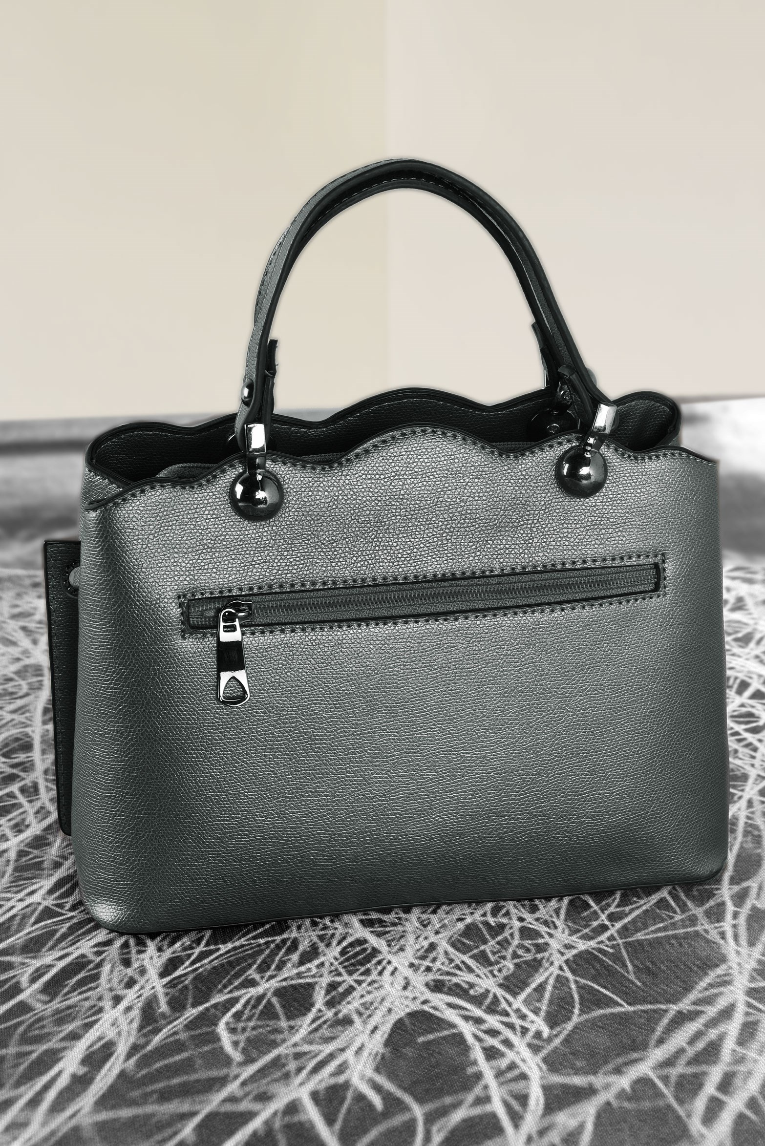 Tesettür giyim BEJ 6032 ALVİNA ÇANTA