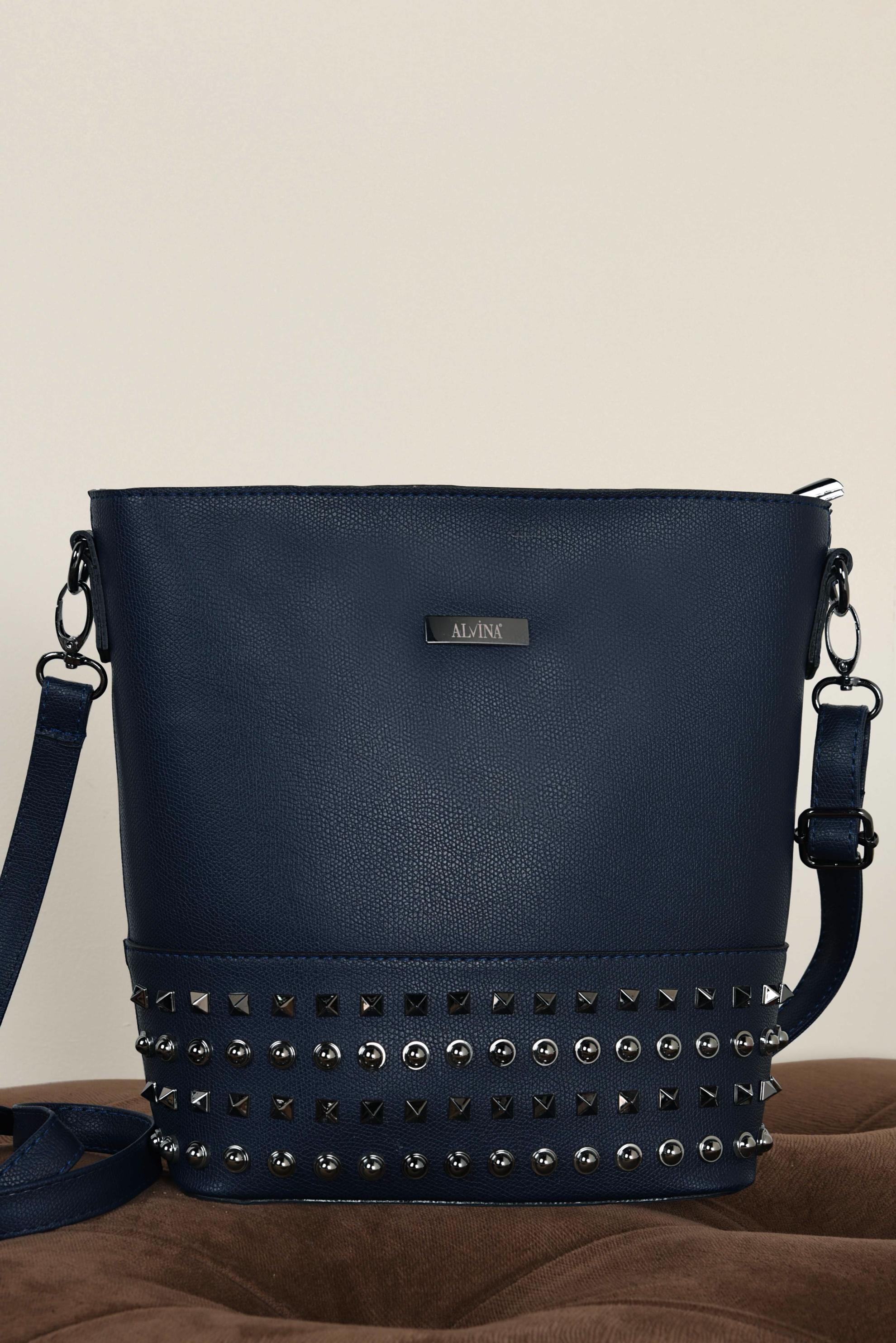 Tesettür giyim LACİVERT 6055 ALVİNA ÇANTA