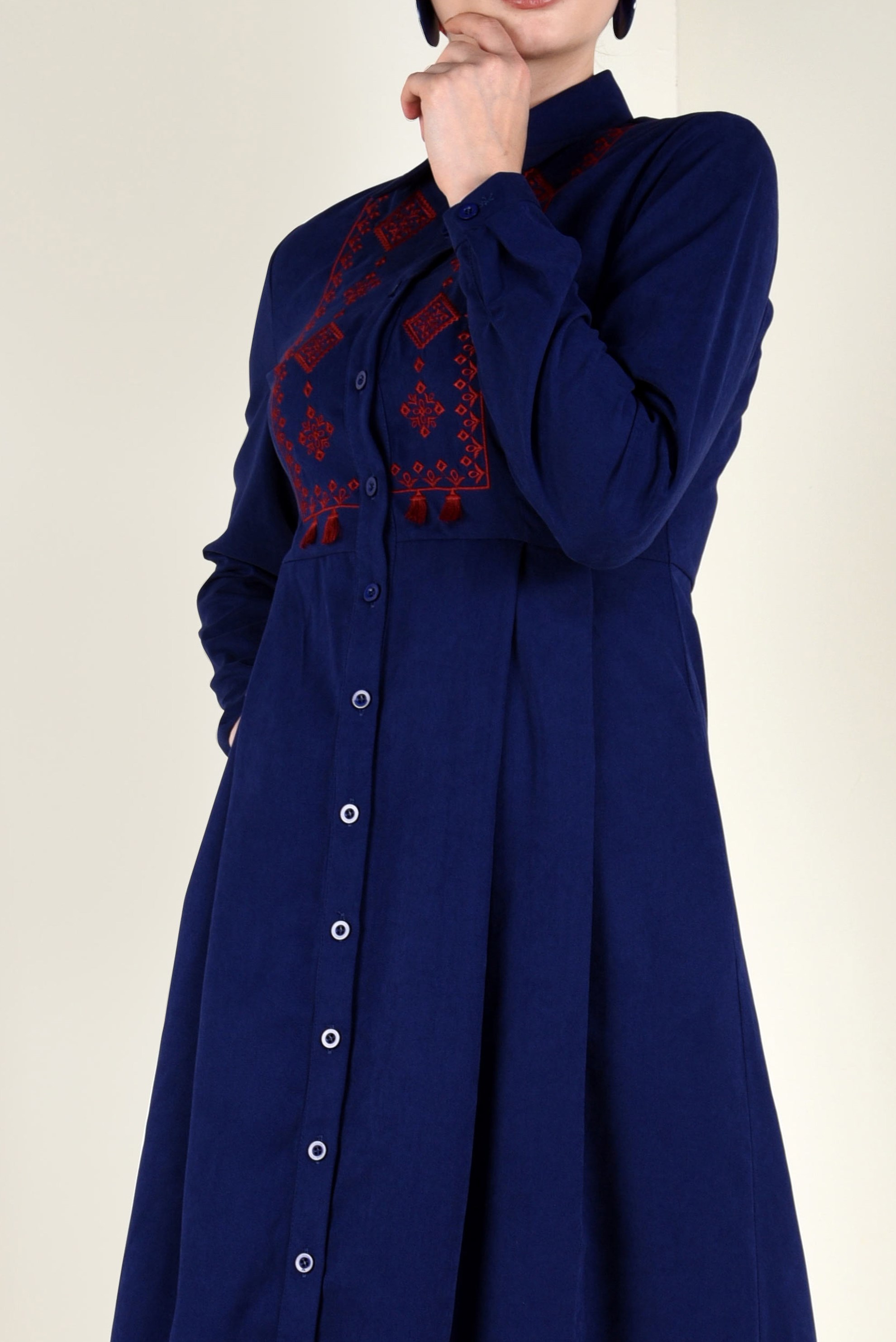 ROBE À BOUTONNÉE ALVİNA