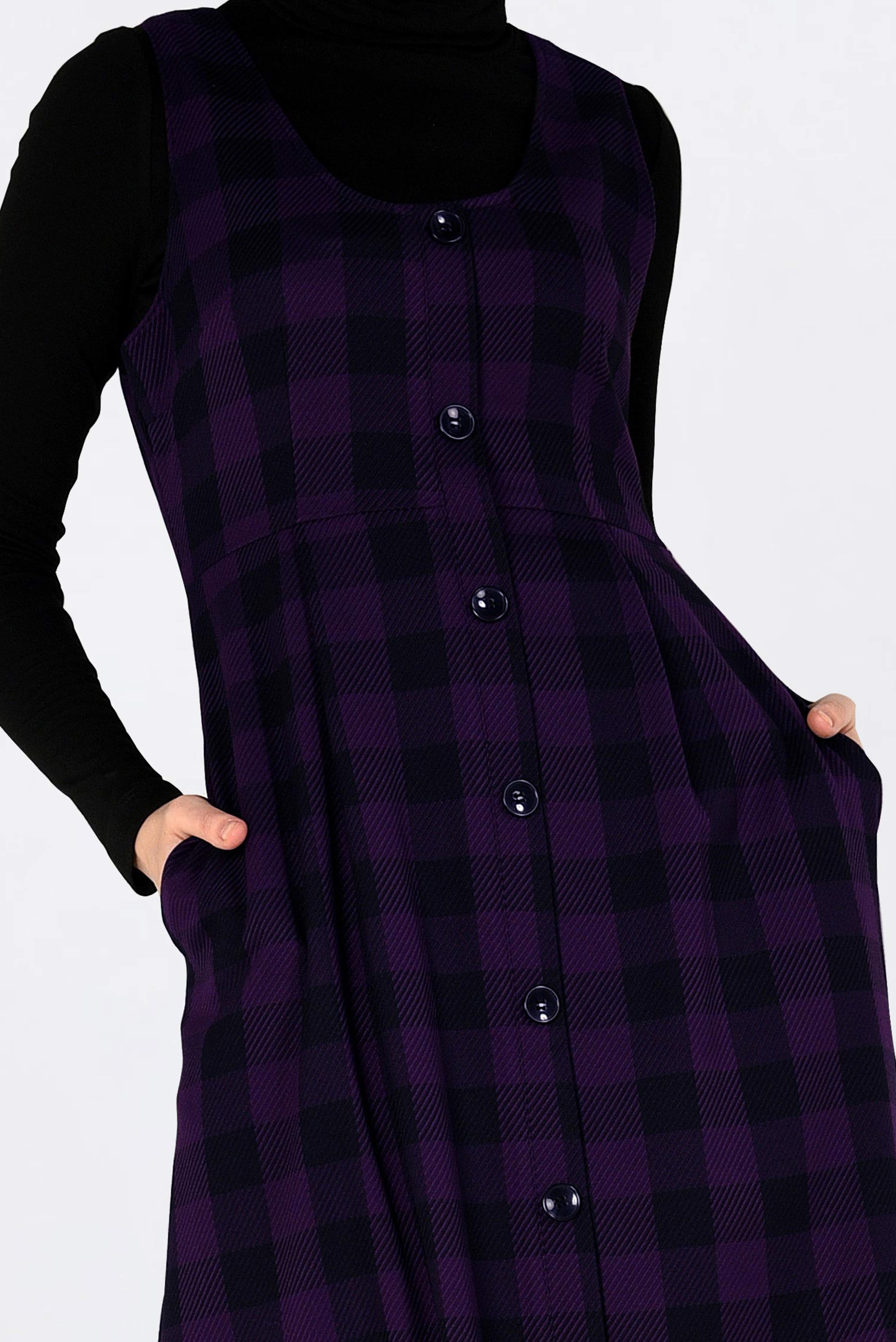 Tesettür giyim MOR EKOSELİ  2′Lİ ELBİSE 4806 