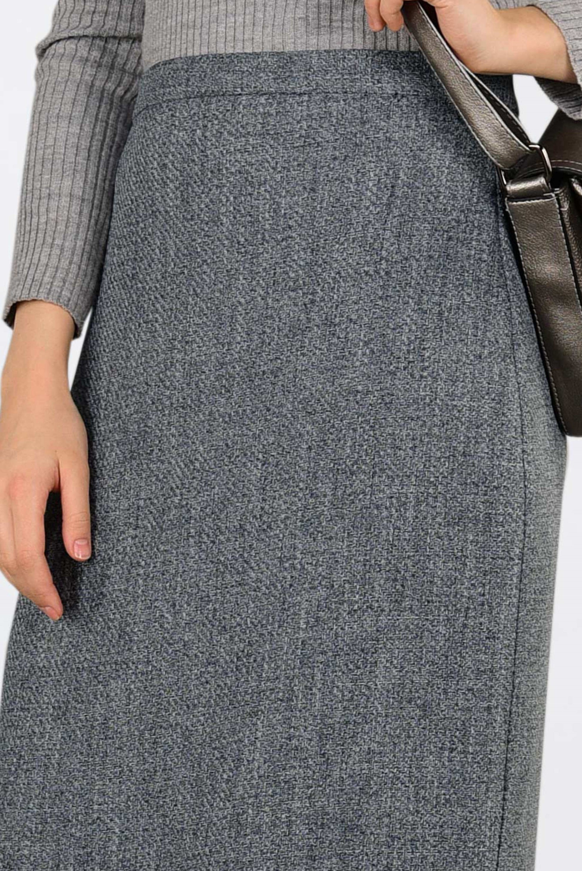 Tesettür giyim SİYAH FERMUARLI KLASİK KALEM ETEK 6298