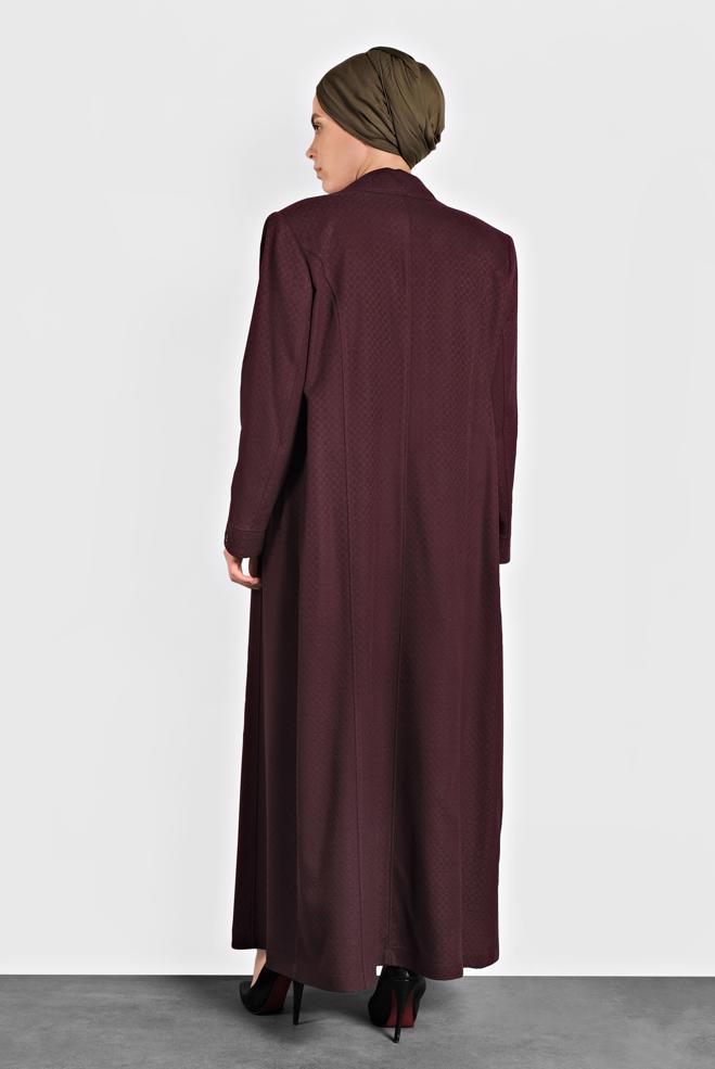 Hijab clothing DAMSON BUTTONED WALKER COAT 9836 - ALVİNA
