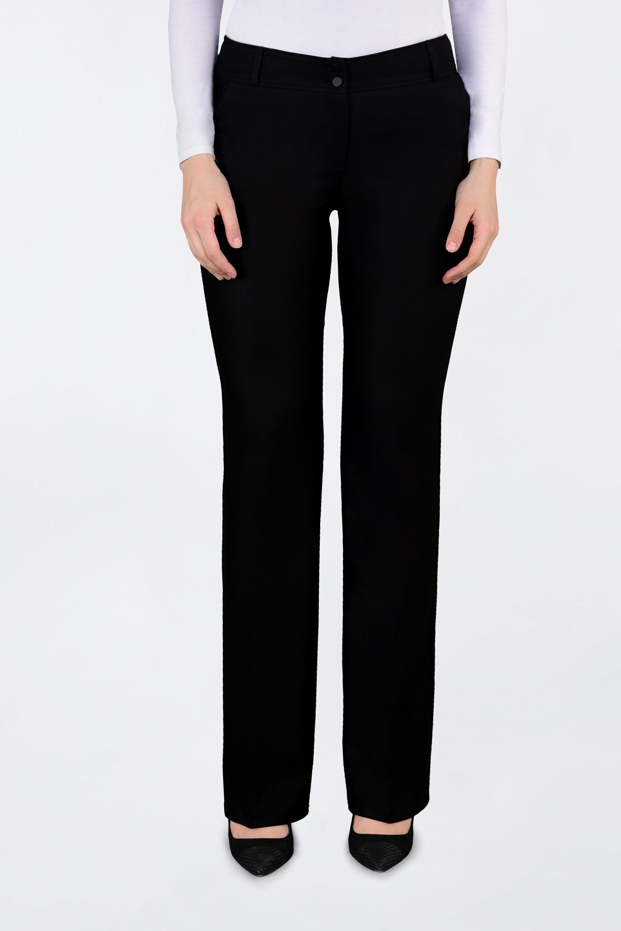 Tesettür giyim SİYAH ARA BEL BOL PAÇA PANTOLON 7423