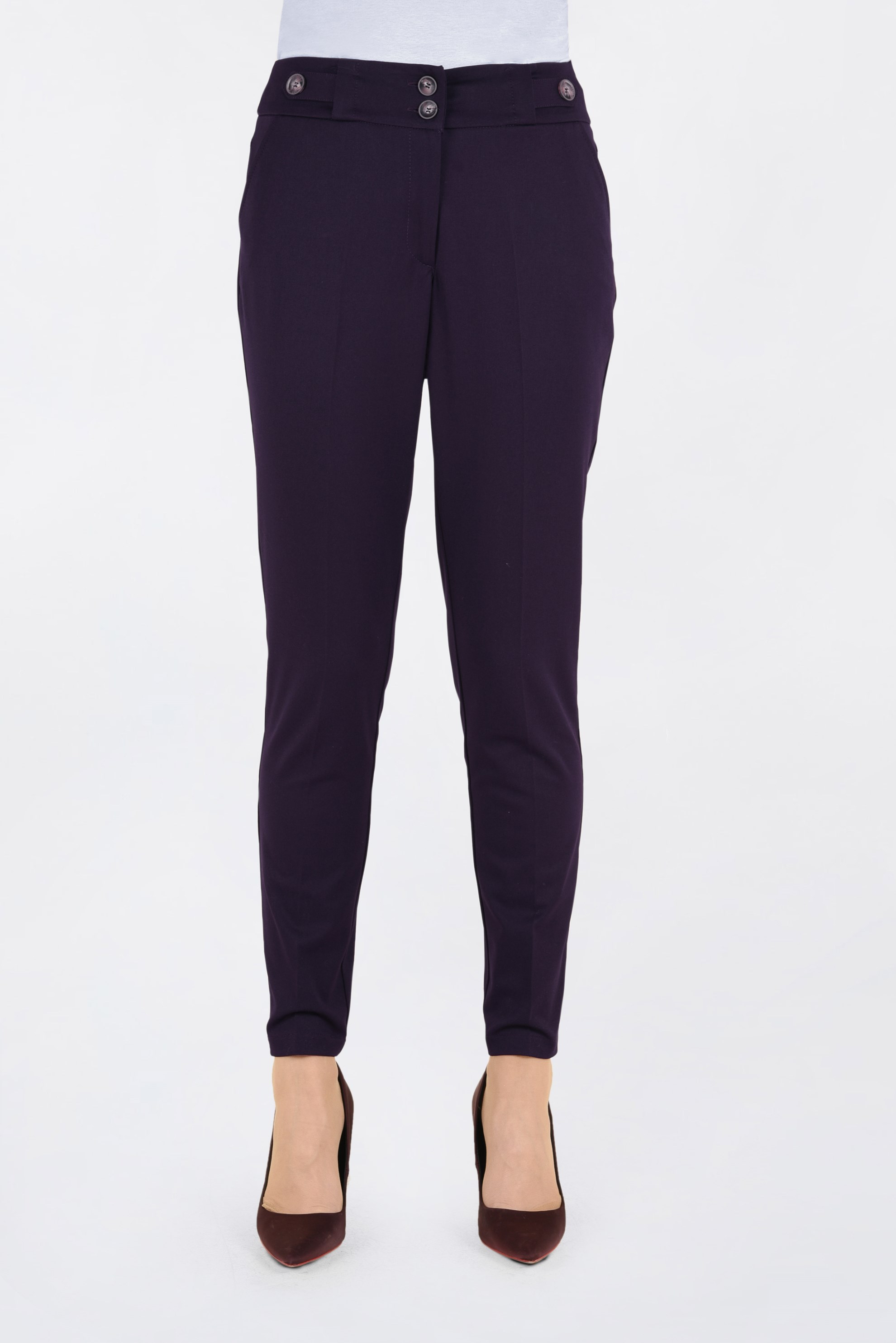 Tesettür giyim MÜRDÜM DÜĞME DETAYLI PANTOLON 7435 