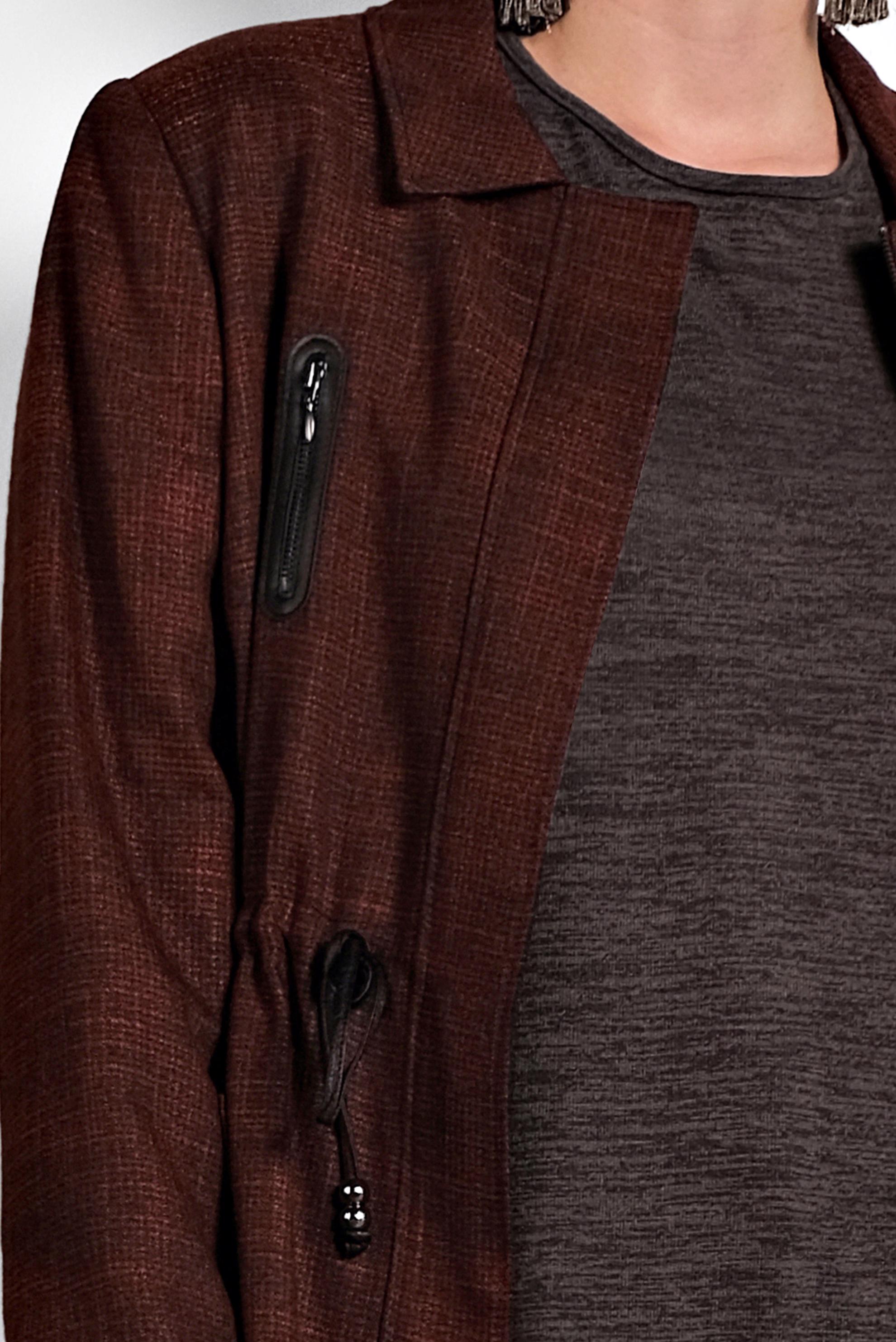 Tesettür giyim TURUNCU GİZLİ FERMUARLI PARDESÜ 1355