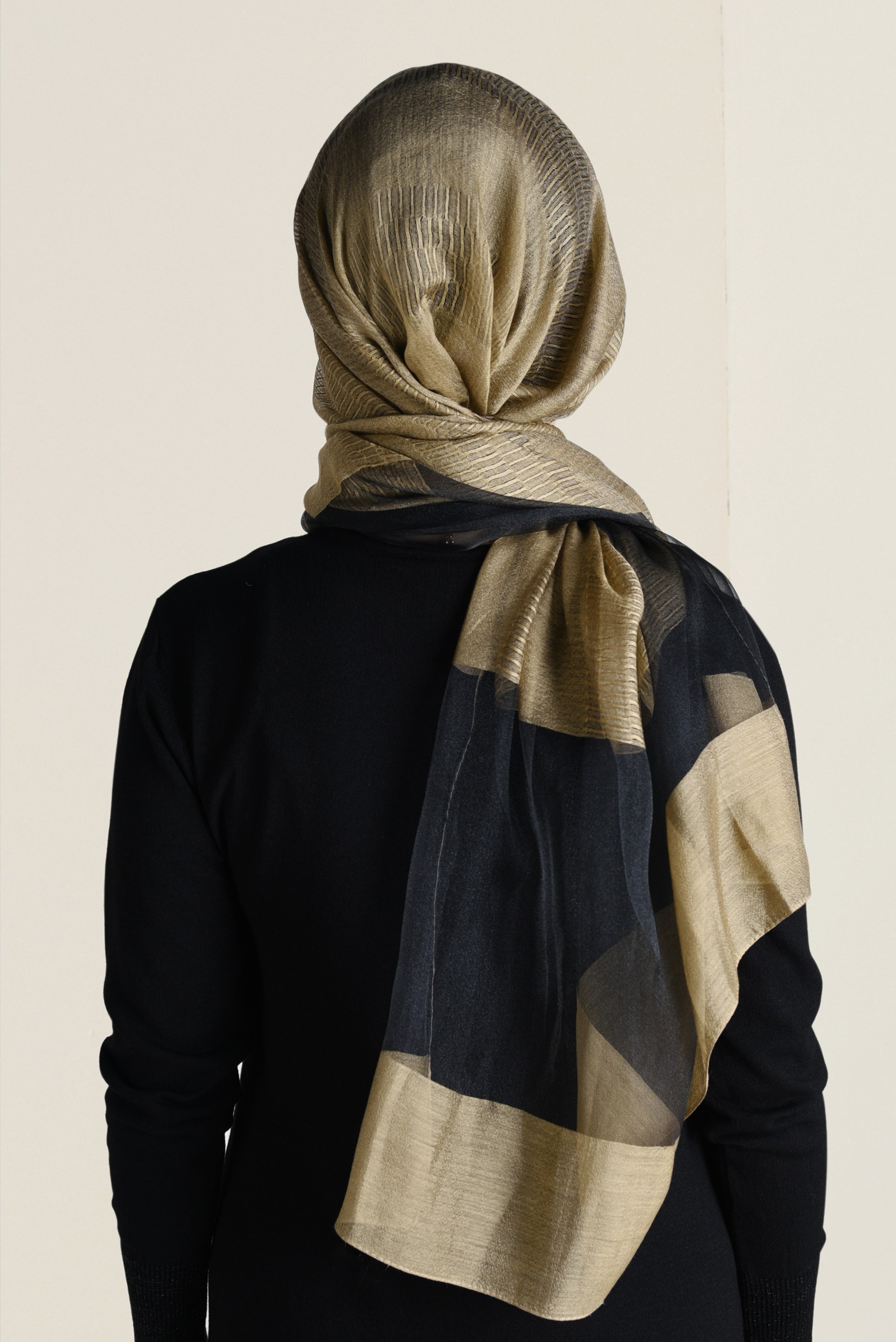 Tesettür giyim ALTIN ALVİNA KUPON ŞAL 9936 