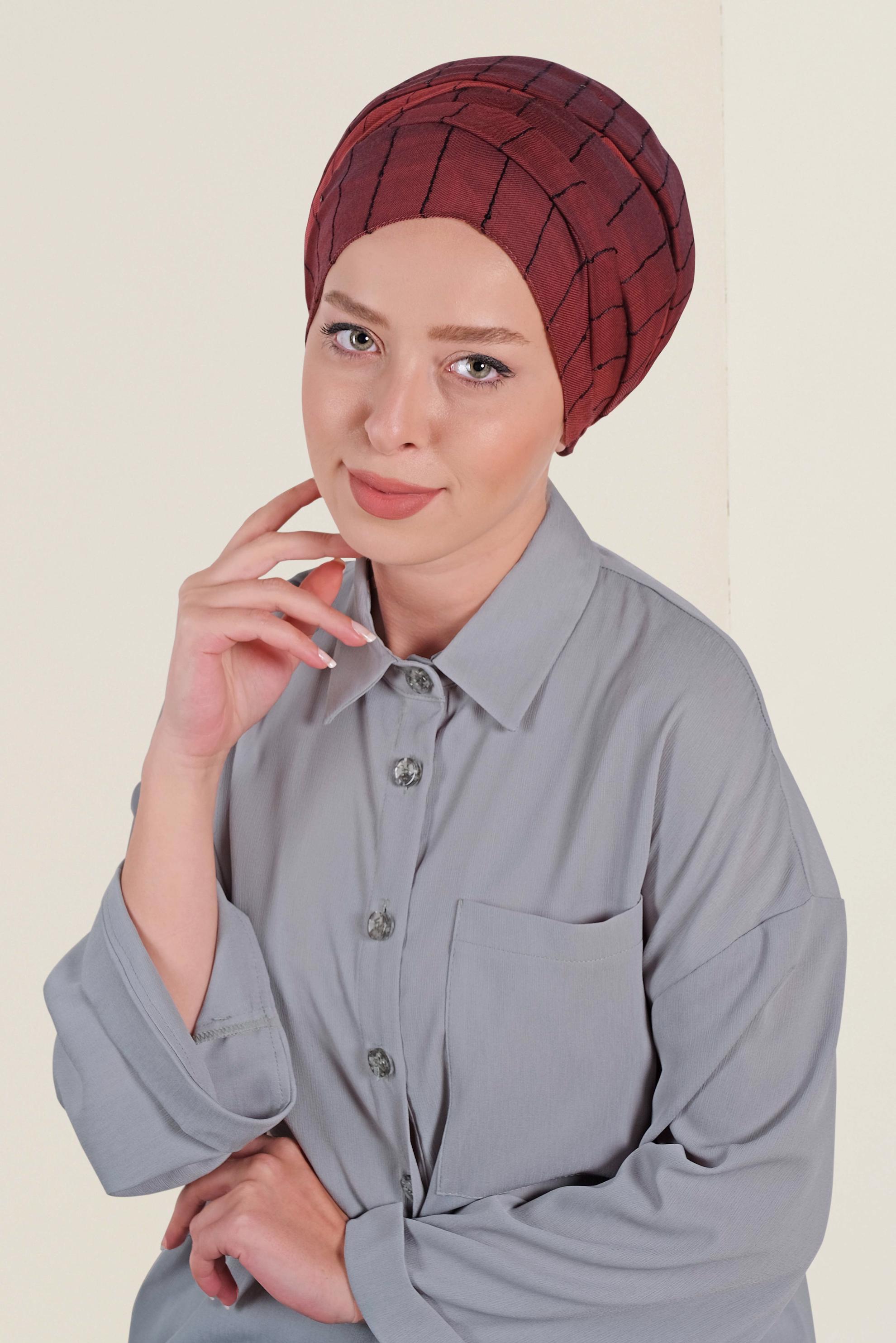 Tesettür giyim MÜRDÜM ALVİNA ŞAL 9937 