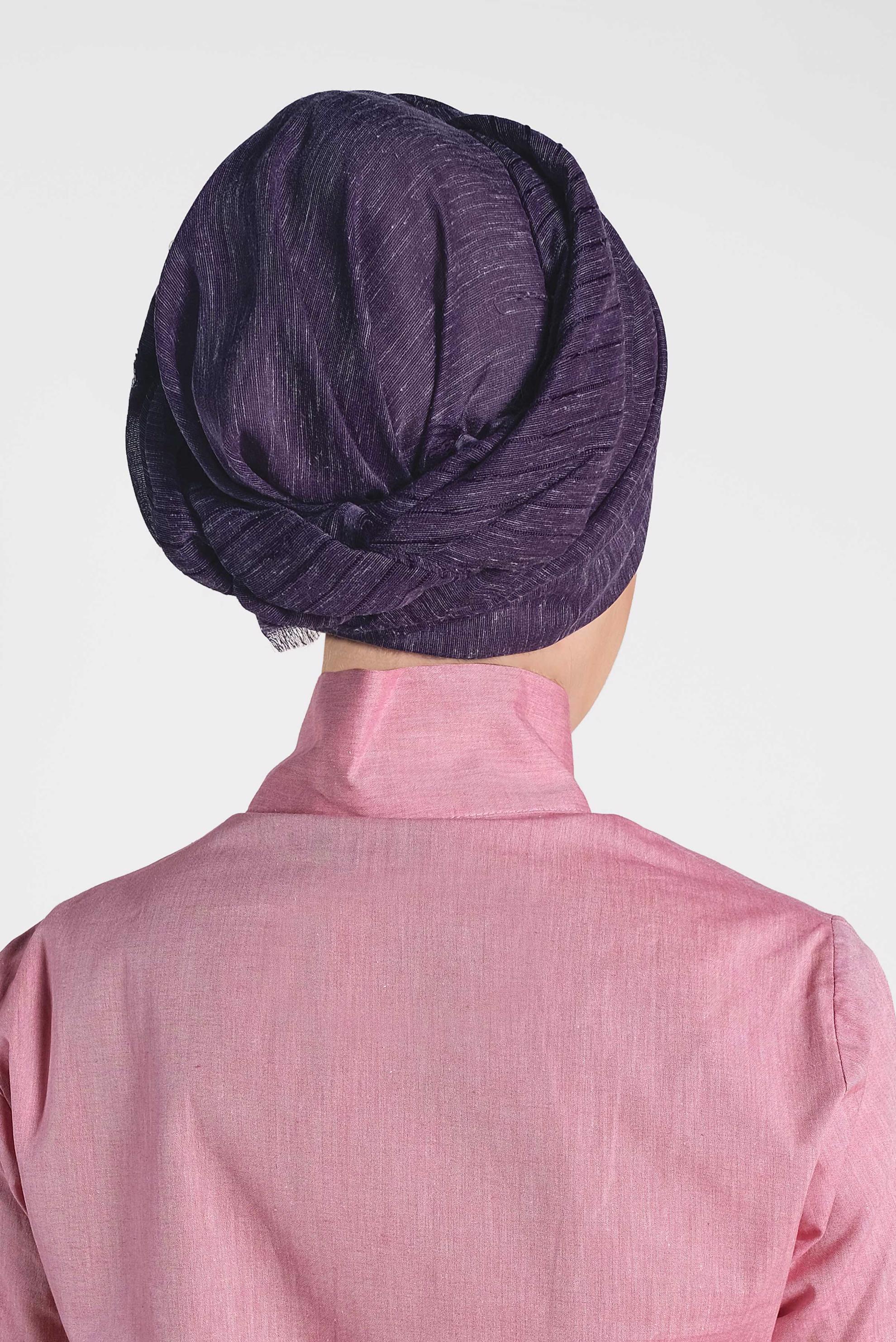 Tesettür giyim MOR ALVİNA  ŞAL 9938 