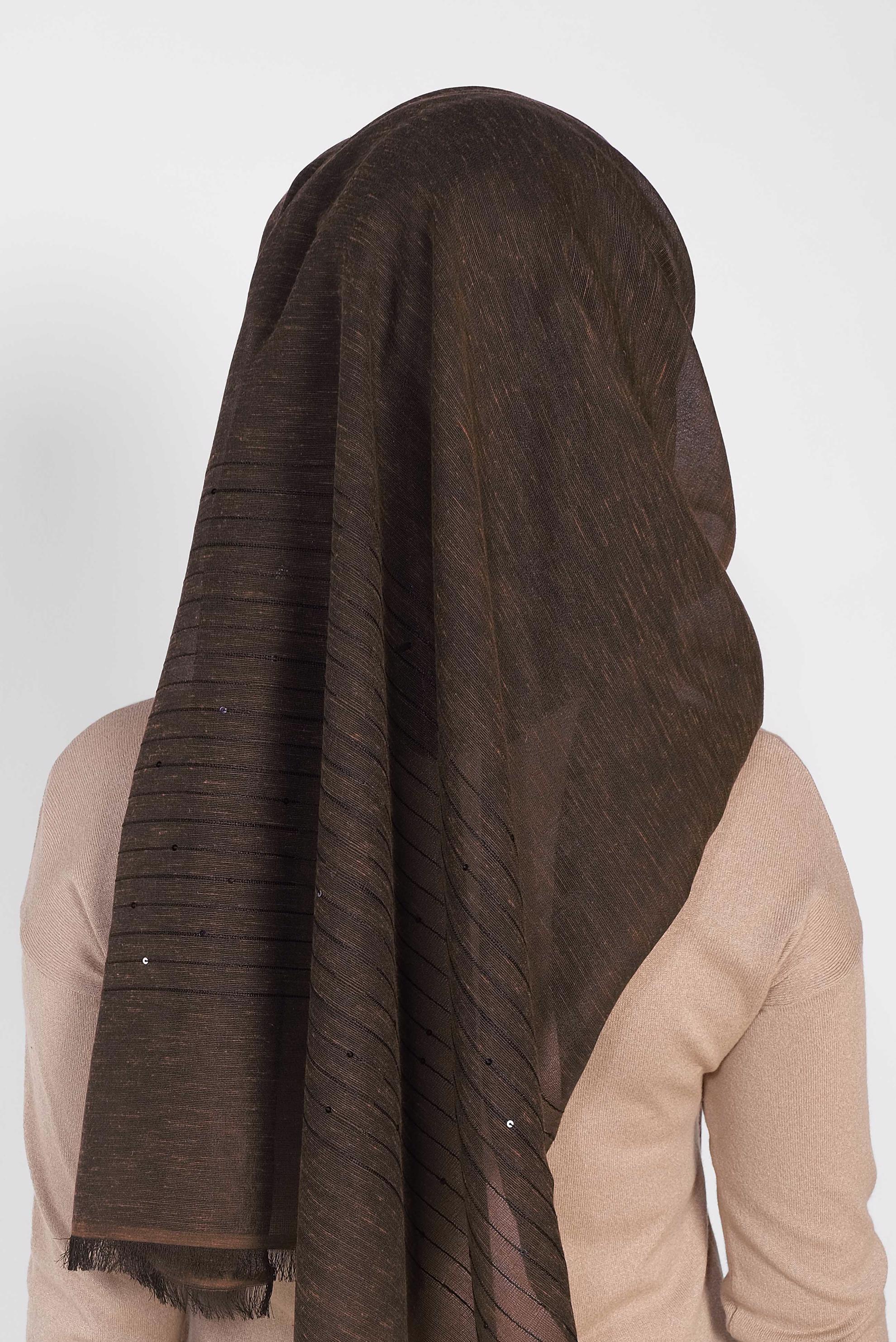 Tesettür giyim YEŞİL ALVİNA  ŞAL 9938 