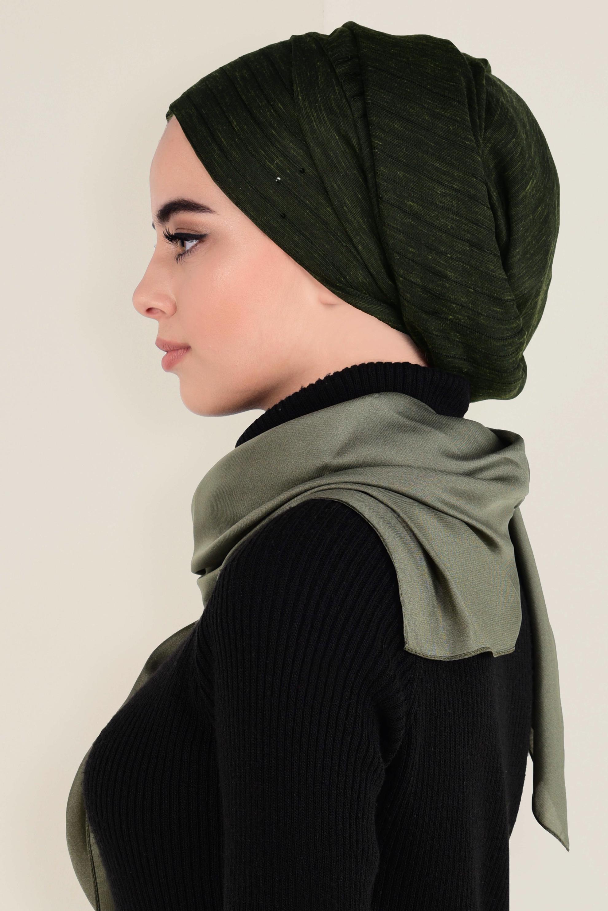 Tesettür giyim SİYAH ALVİNA  ŞAL 9938 